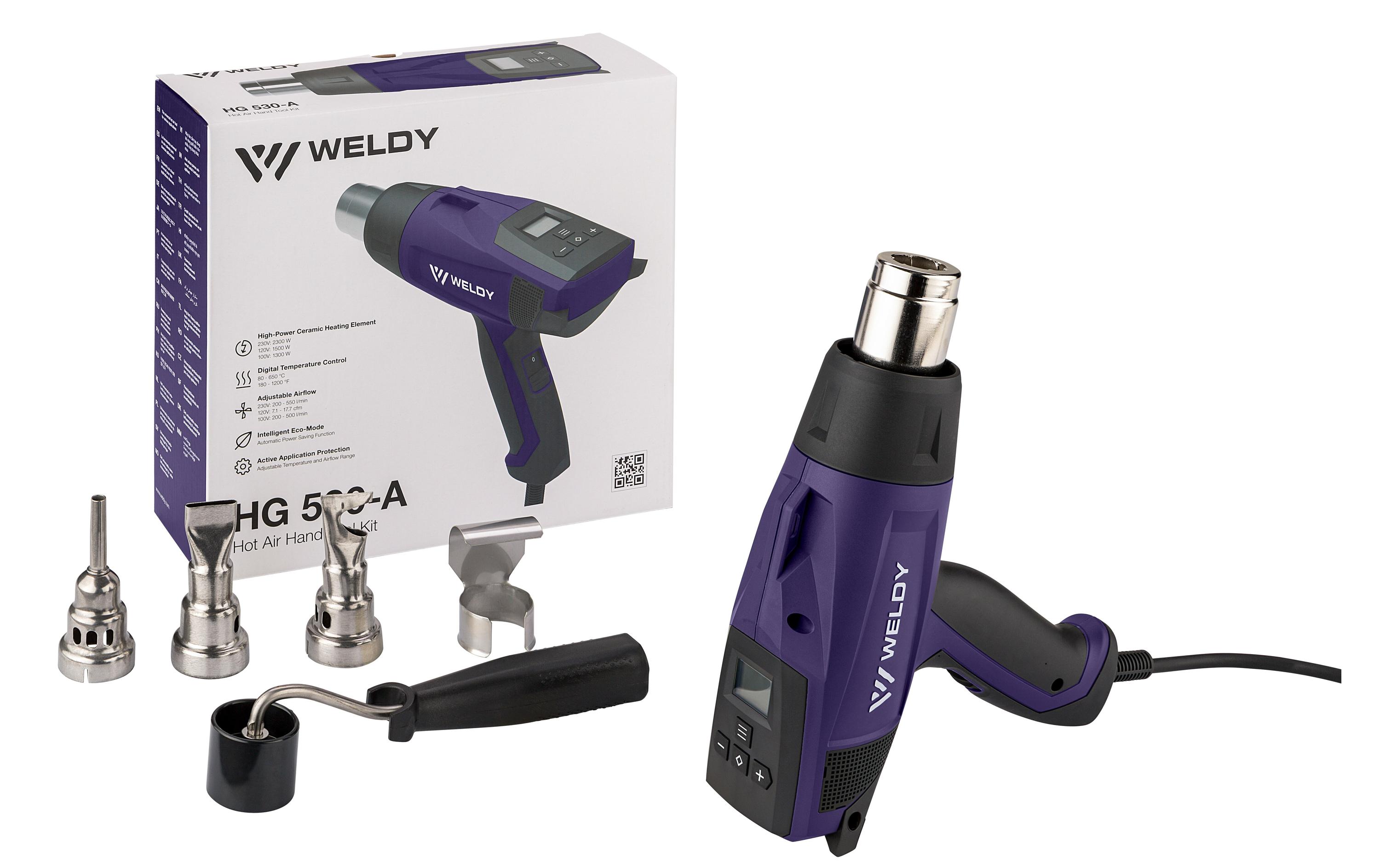 Weldy Heissluftgebläse HG 530-A Universal Set