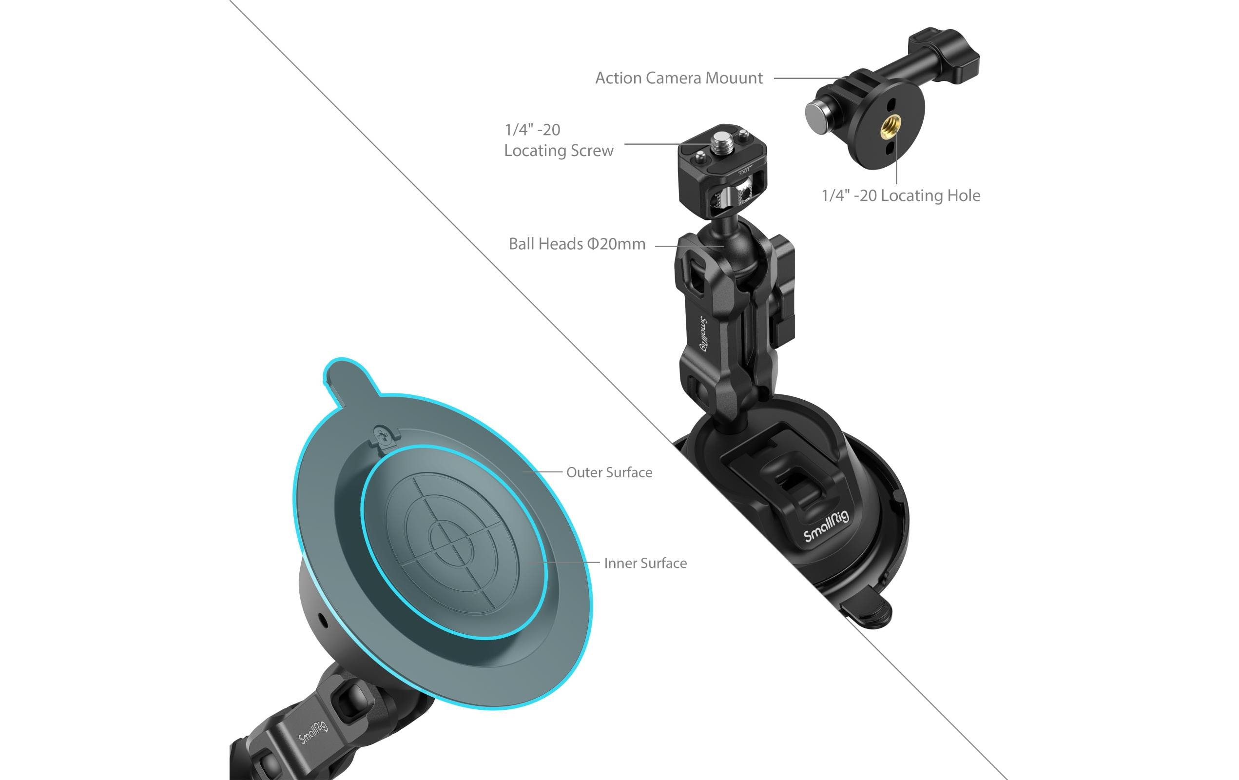 Smallrig Saugnapfhalterung SC-1K