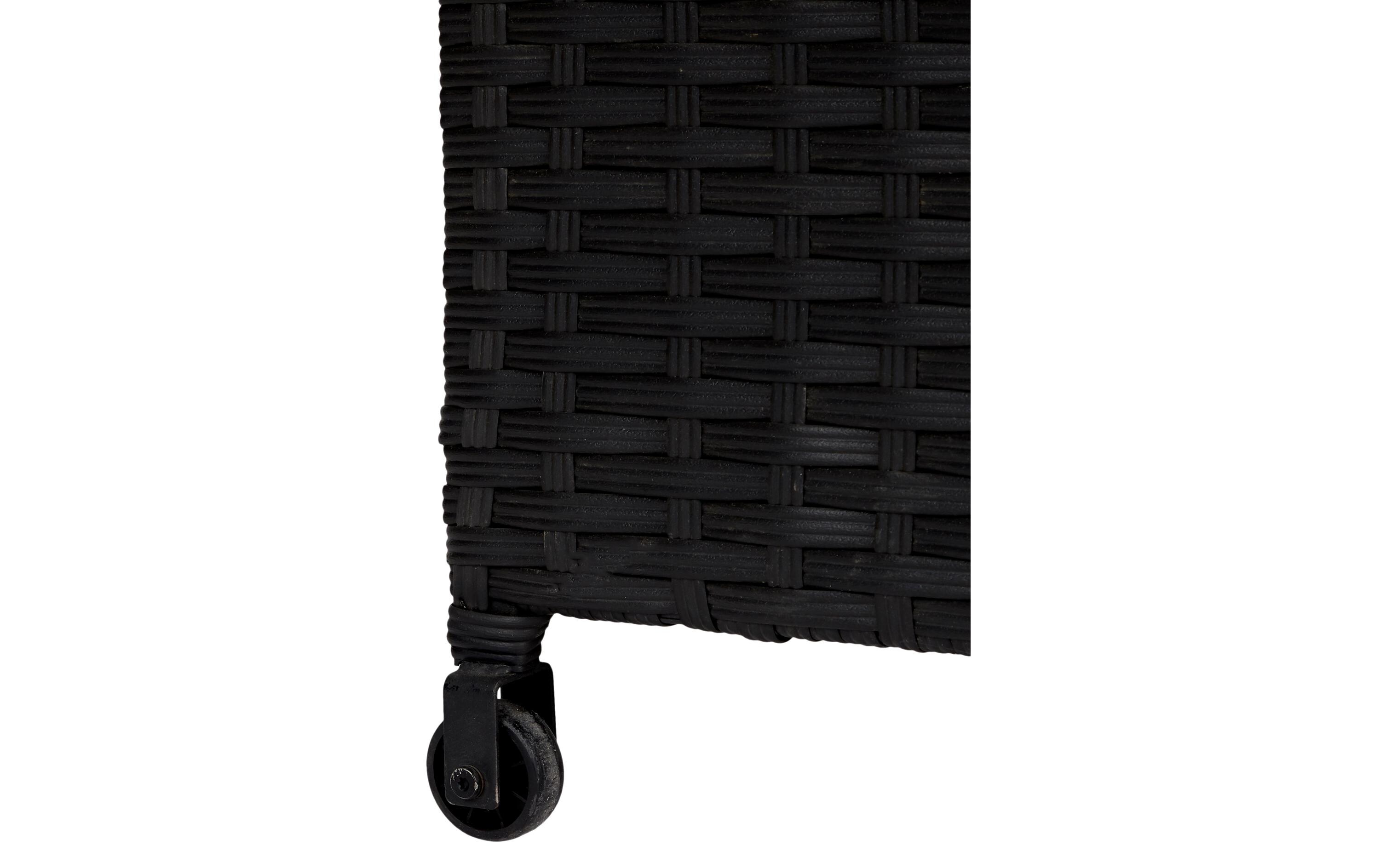 COCON Gartenbox Victoria, 133 x 63 x 45 cm, Schwarz