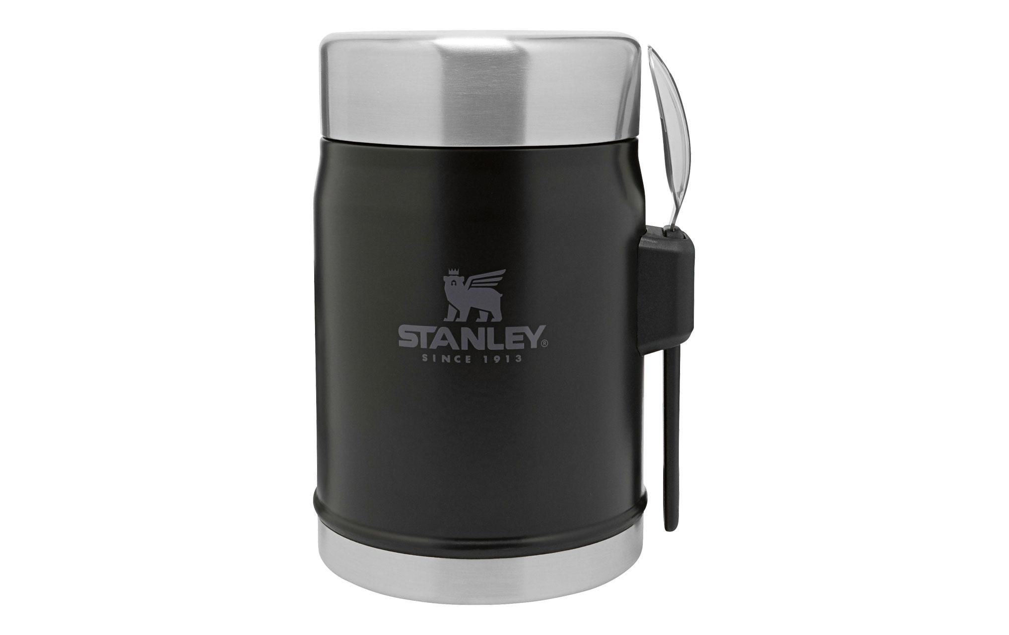 Stanley 1913 Thermo-Foodbehälter Legendary Food Jar + Spork 0.4 l, Black
