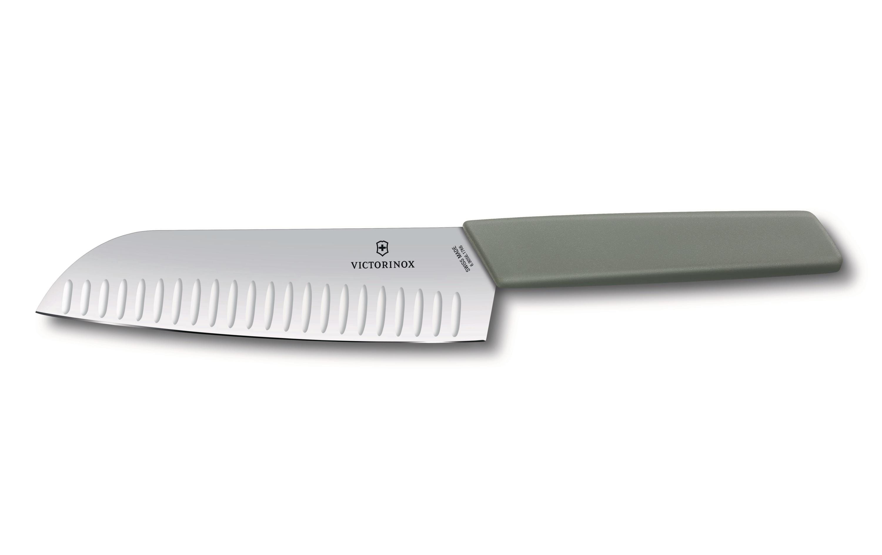 Victorinox Santokumesser Swiss Modern Grau