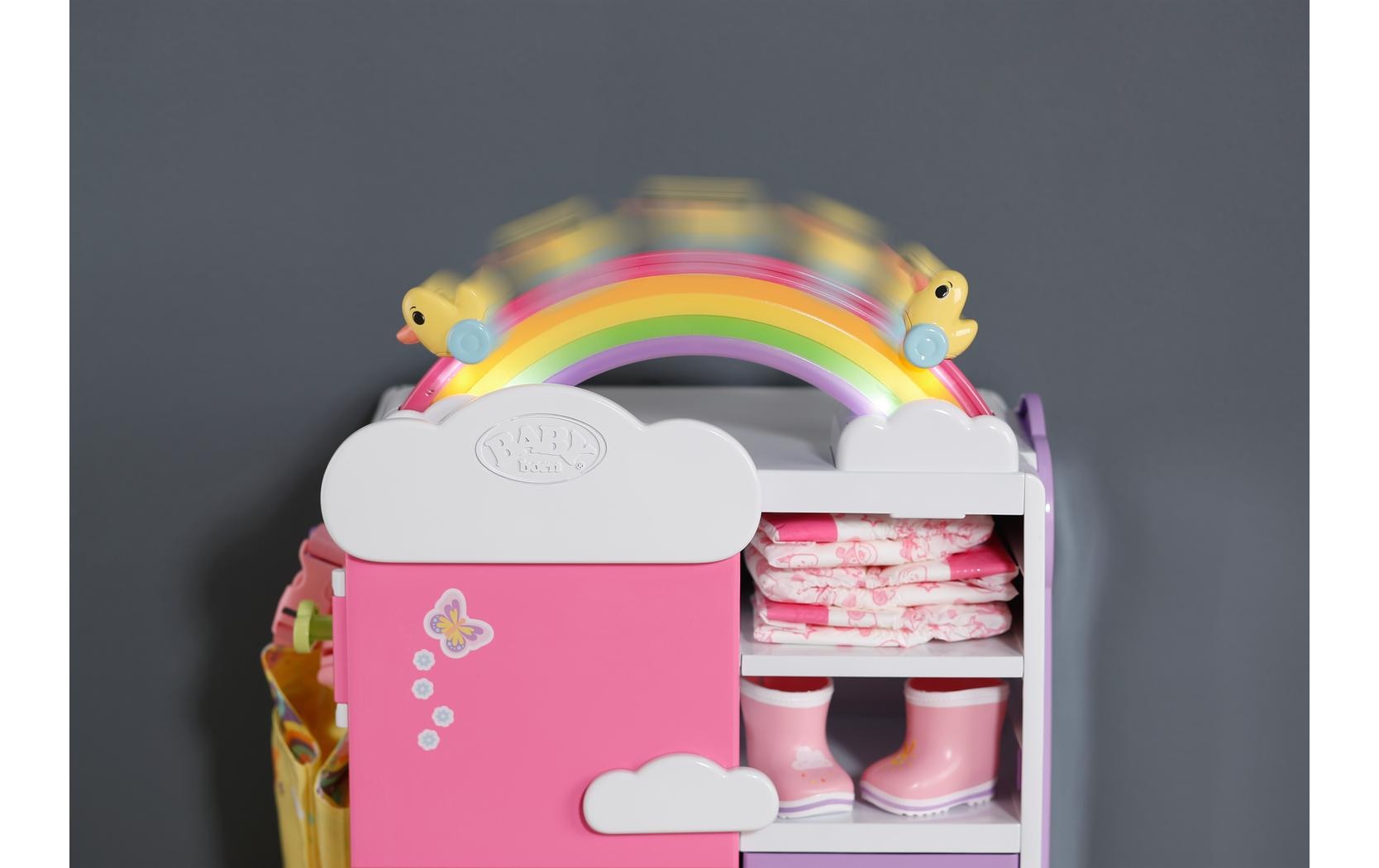 Baby Born Puppenzubehör Regenbogen Schrank