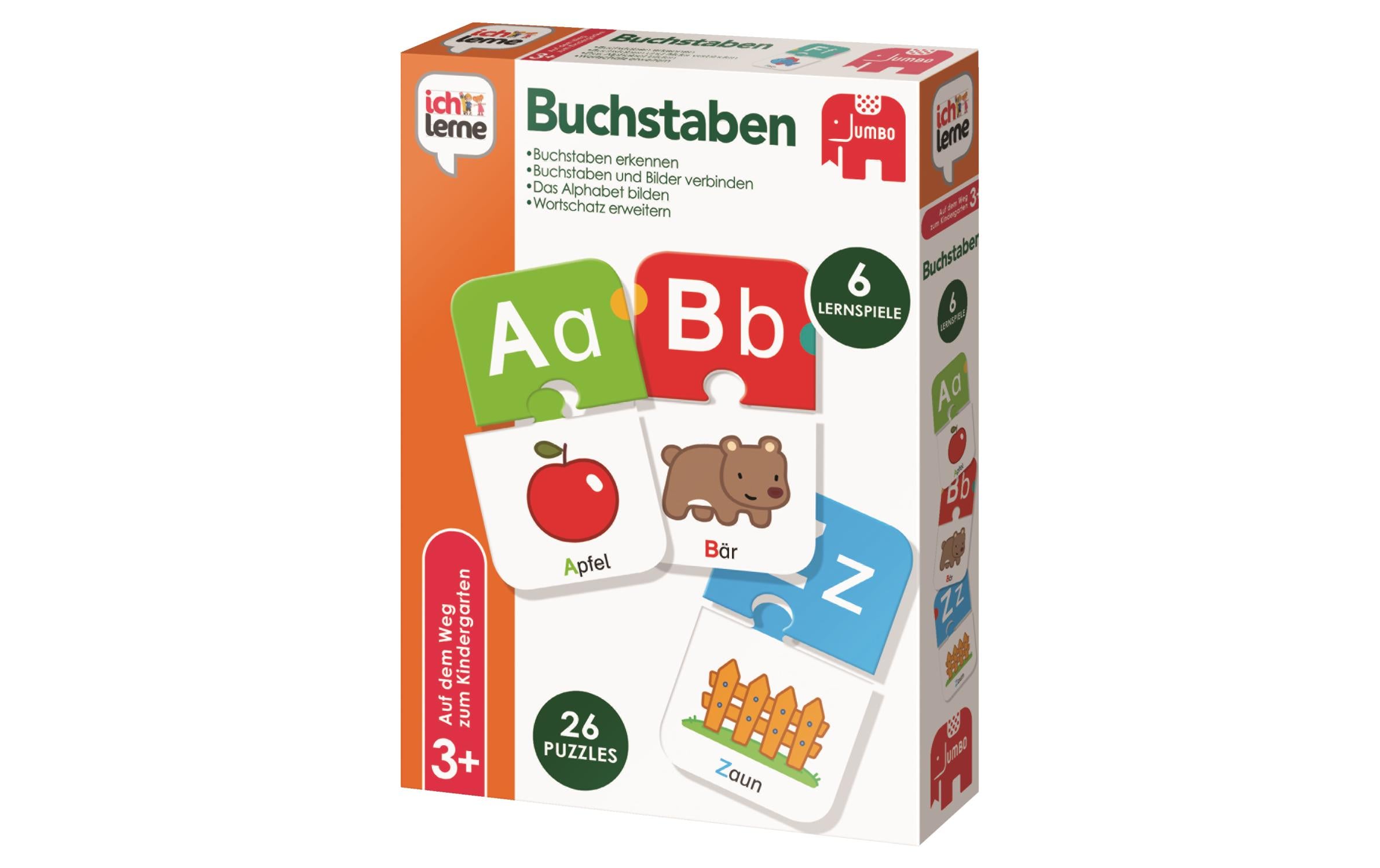 Jumbo Kinderspiel Ich lerne Buchstaben