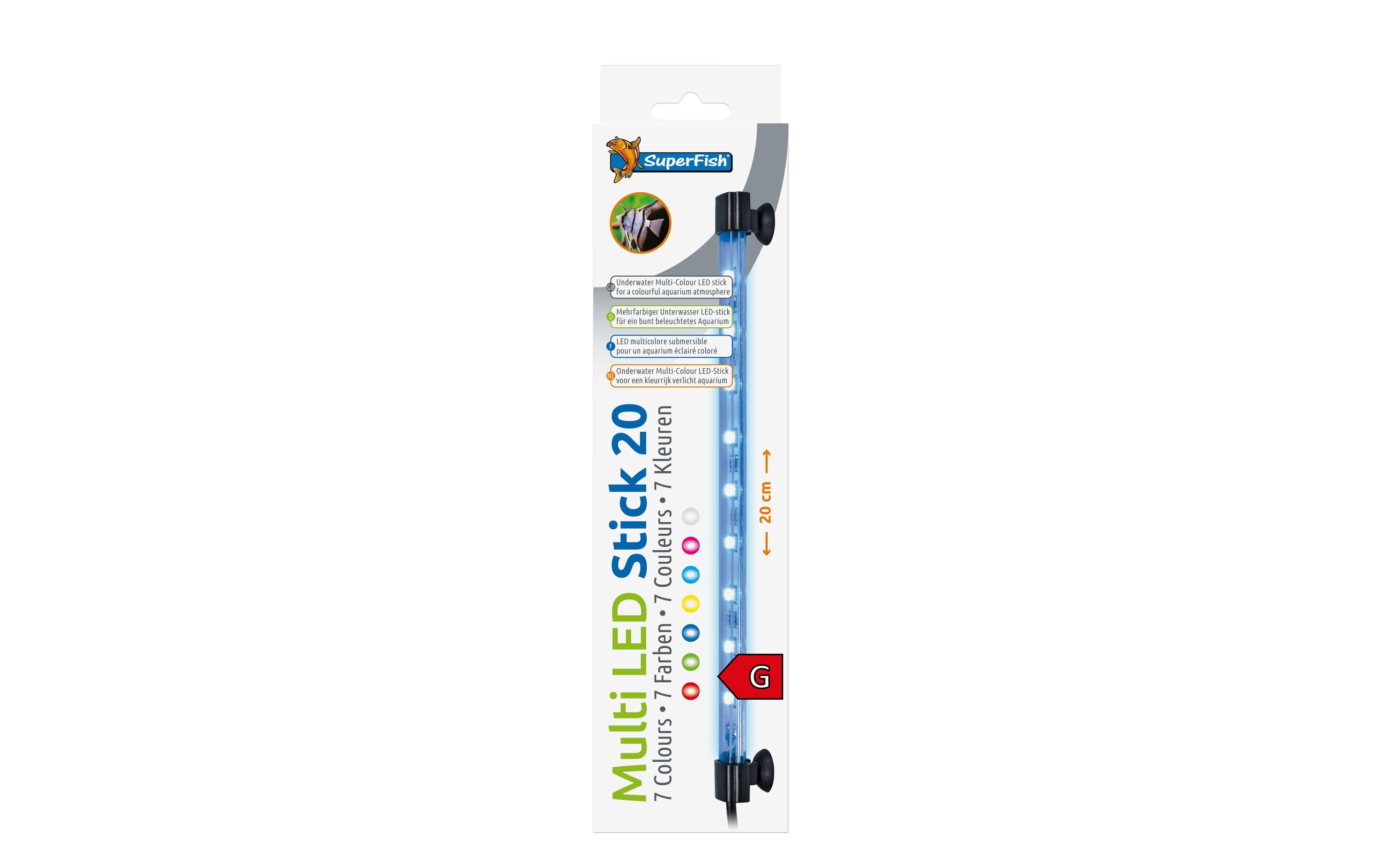 SuperFish Aquarienleuchte Multi Led Stick, 20 cm, 2 W