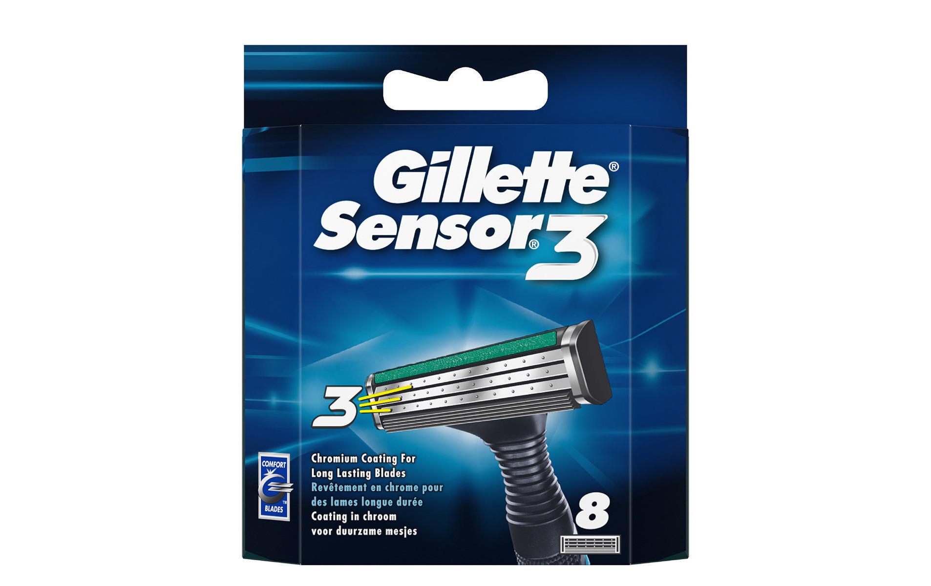 Gillette Rasierklingen Sensor3 8 Stück