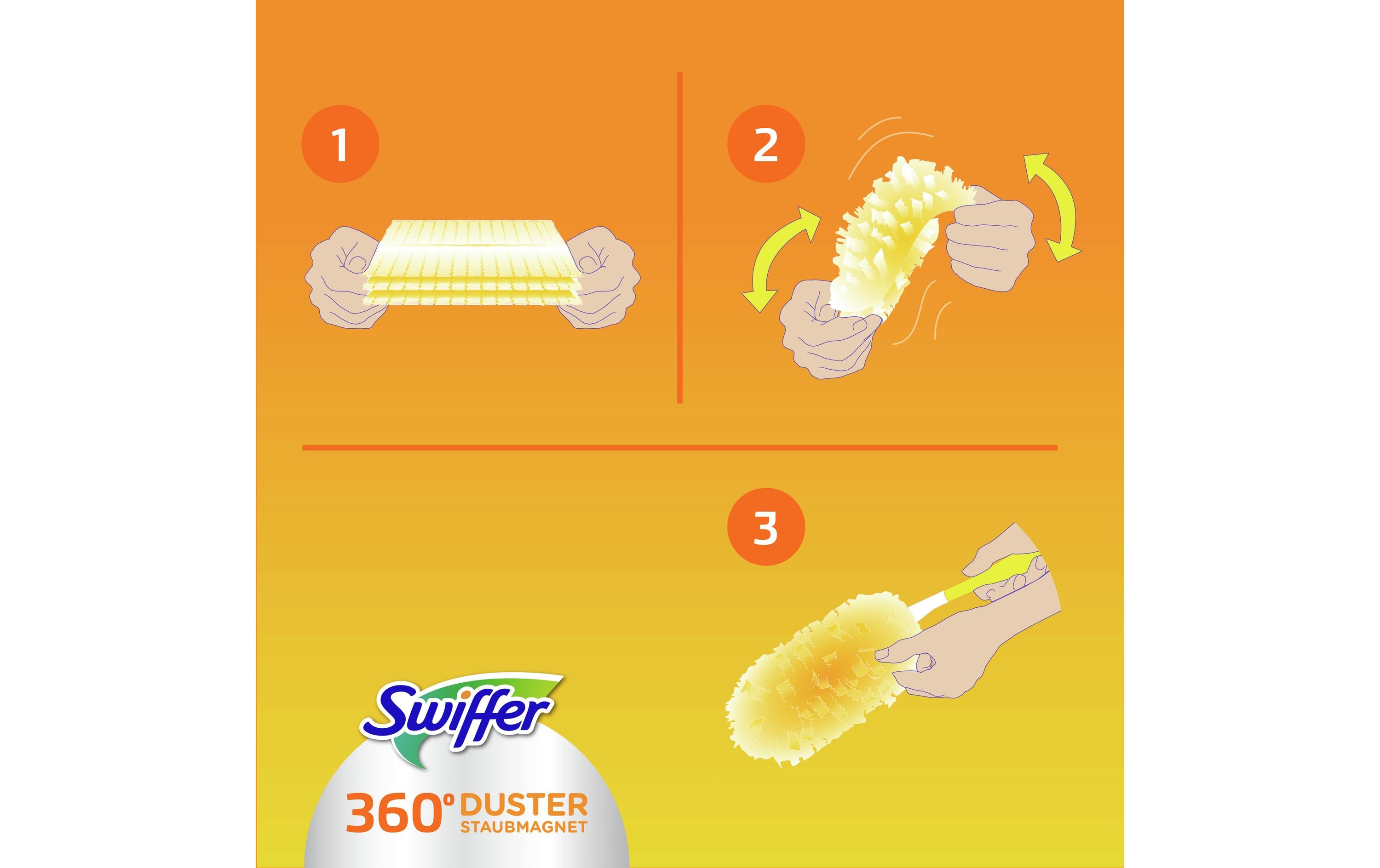 Swiffer Staubmagnet Nachfülltücher 360° 5 Stück