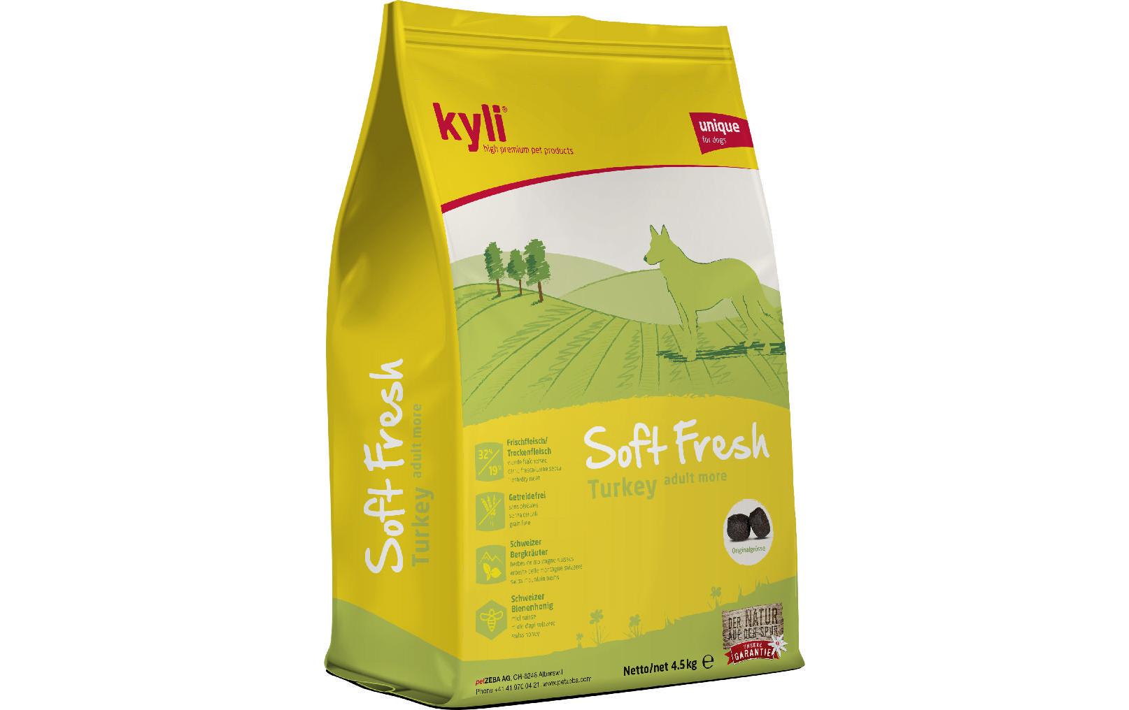 kyli Halbfeuchtfutter Soft Fresh Turkey Adult more, 4.5 kg