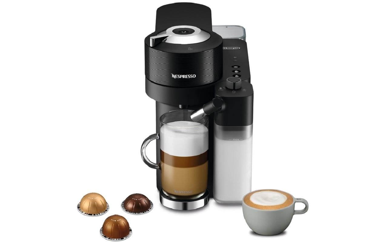 De'Longhi Kaffeemaschine Nespresso Vertuo Lattissima ENV300.B Schwarz