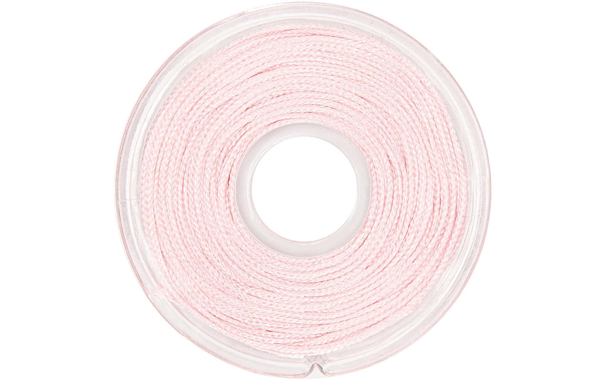 Rico Design Kordelband Makramee 1 mm x 10 m, Rosa