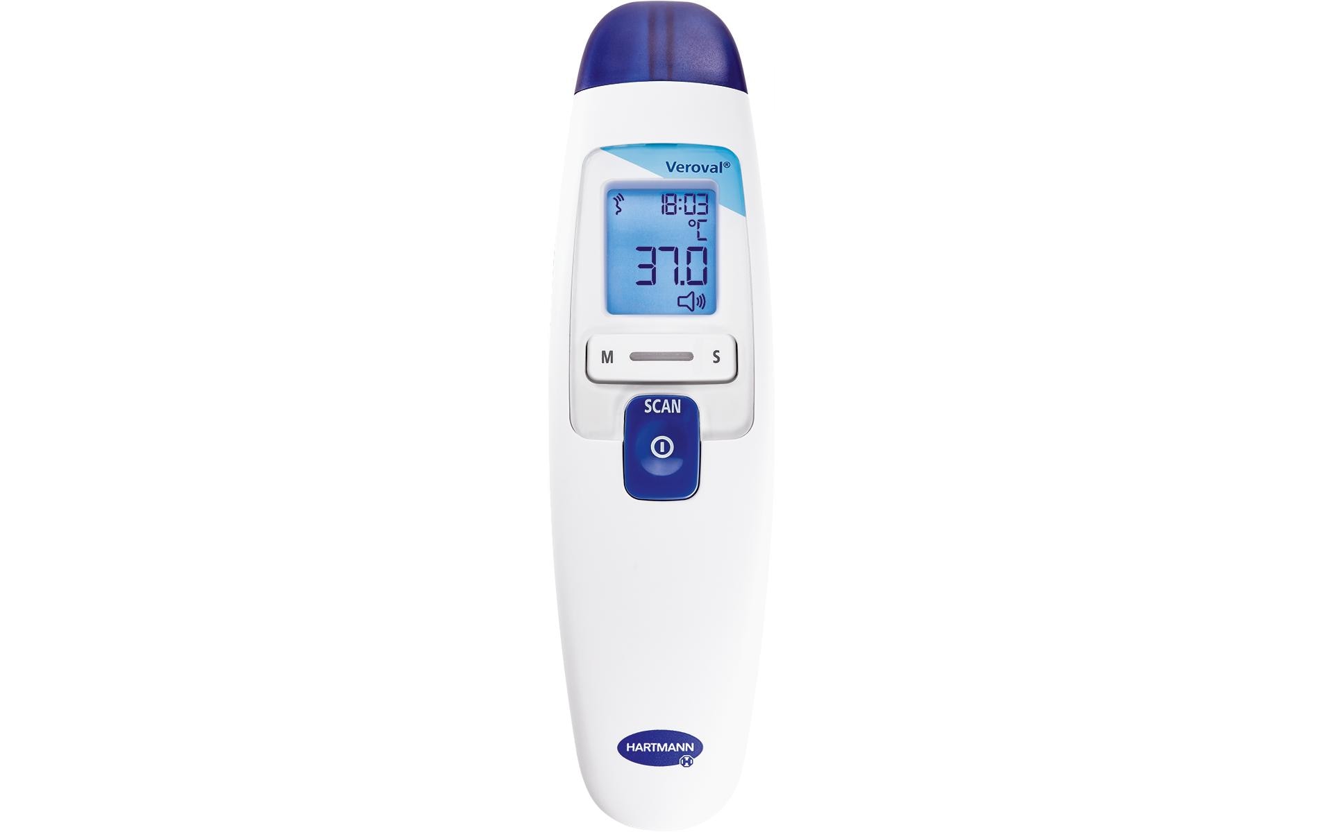 Veroval Infrarot-Fieberthermometer 2in1