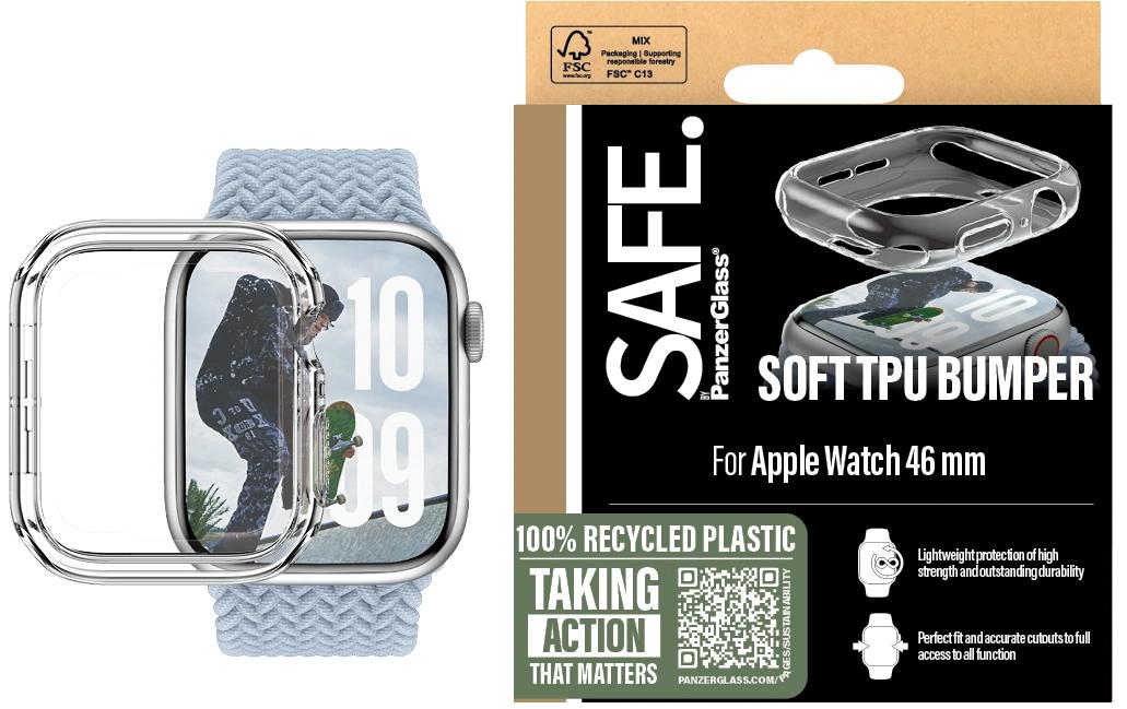 SAFE. Displayschutz TPU Bumper Transparent 46 mm