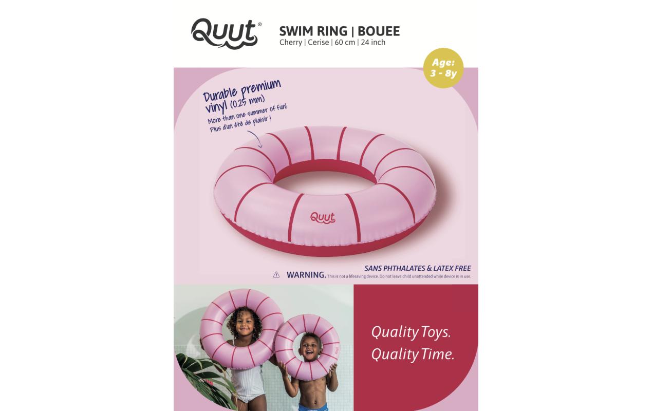 Quut Schwimmring Medium Cherry Red 60 cm