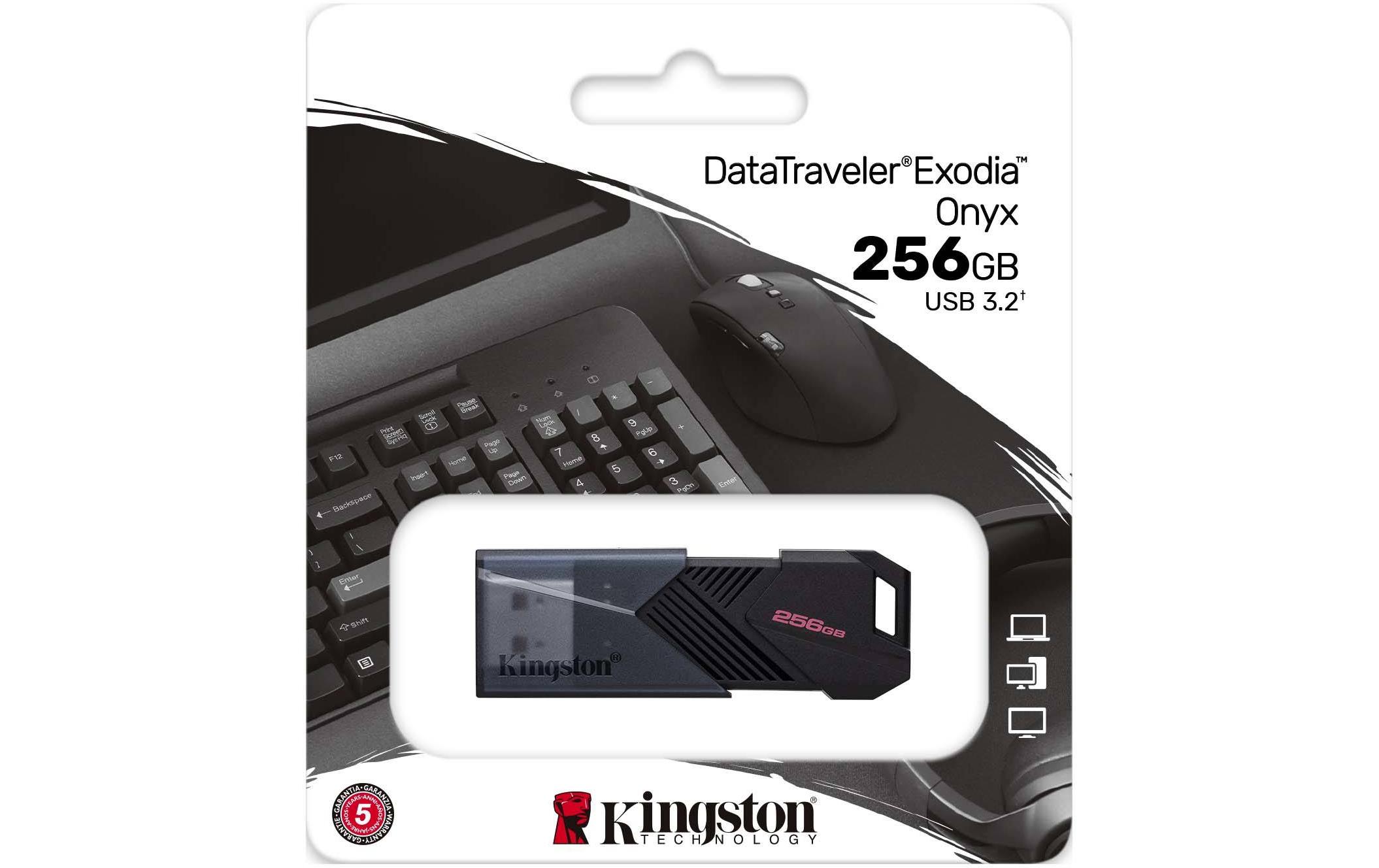 Kingston USB-Stick DataTraveler Exodia Onyx 256 GB