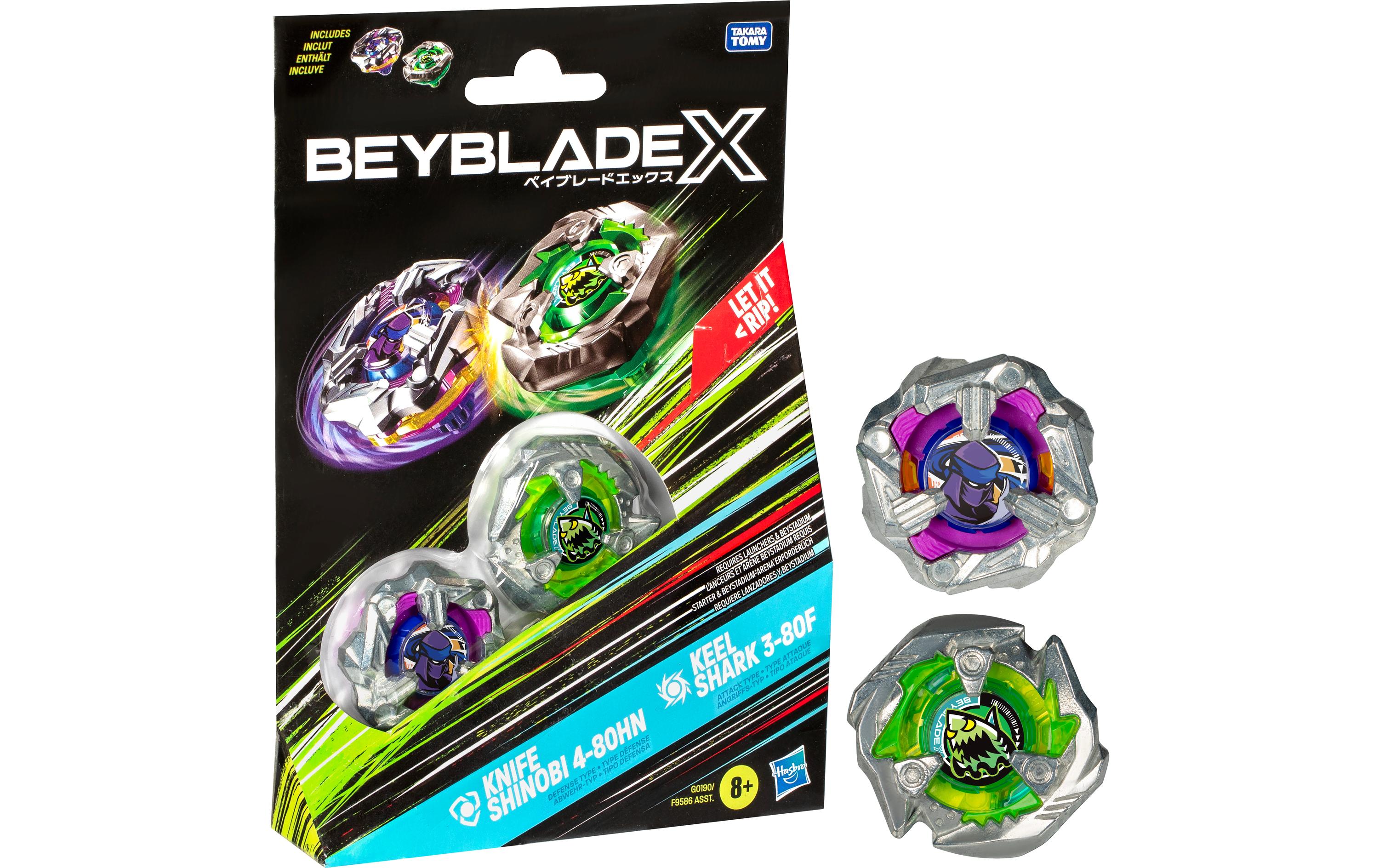 BEYBLADE BURST Beyblade X Knife Shinobi Keel Shark