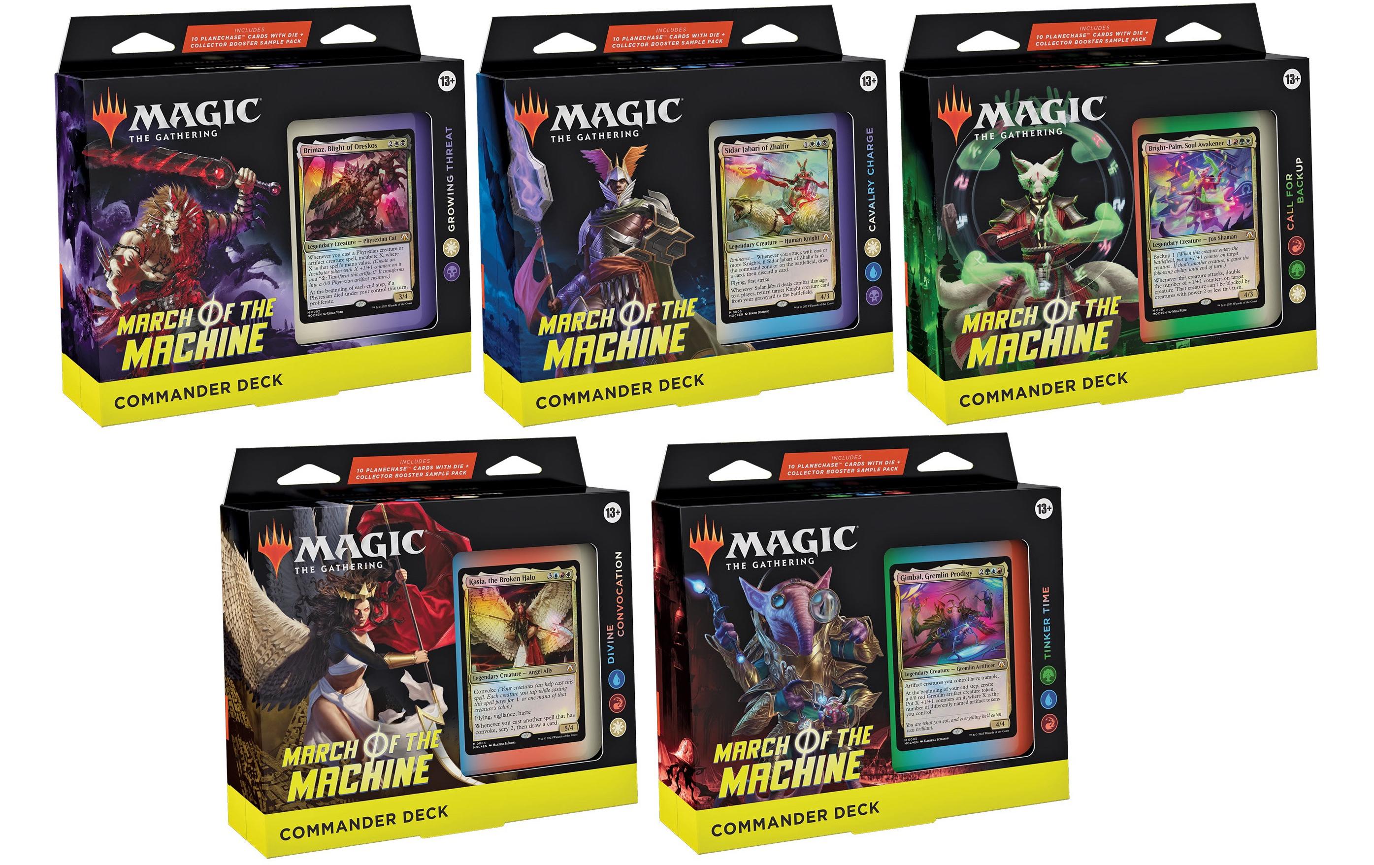 Magic: The Gathering March of the Machine: Commander-Decks Display -EN-