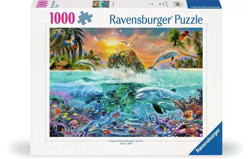 Ravensburger Puzzle Die Unterwasserinsel 1000 Teile