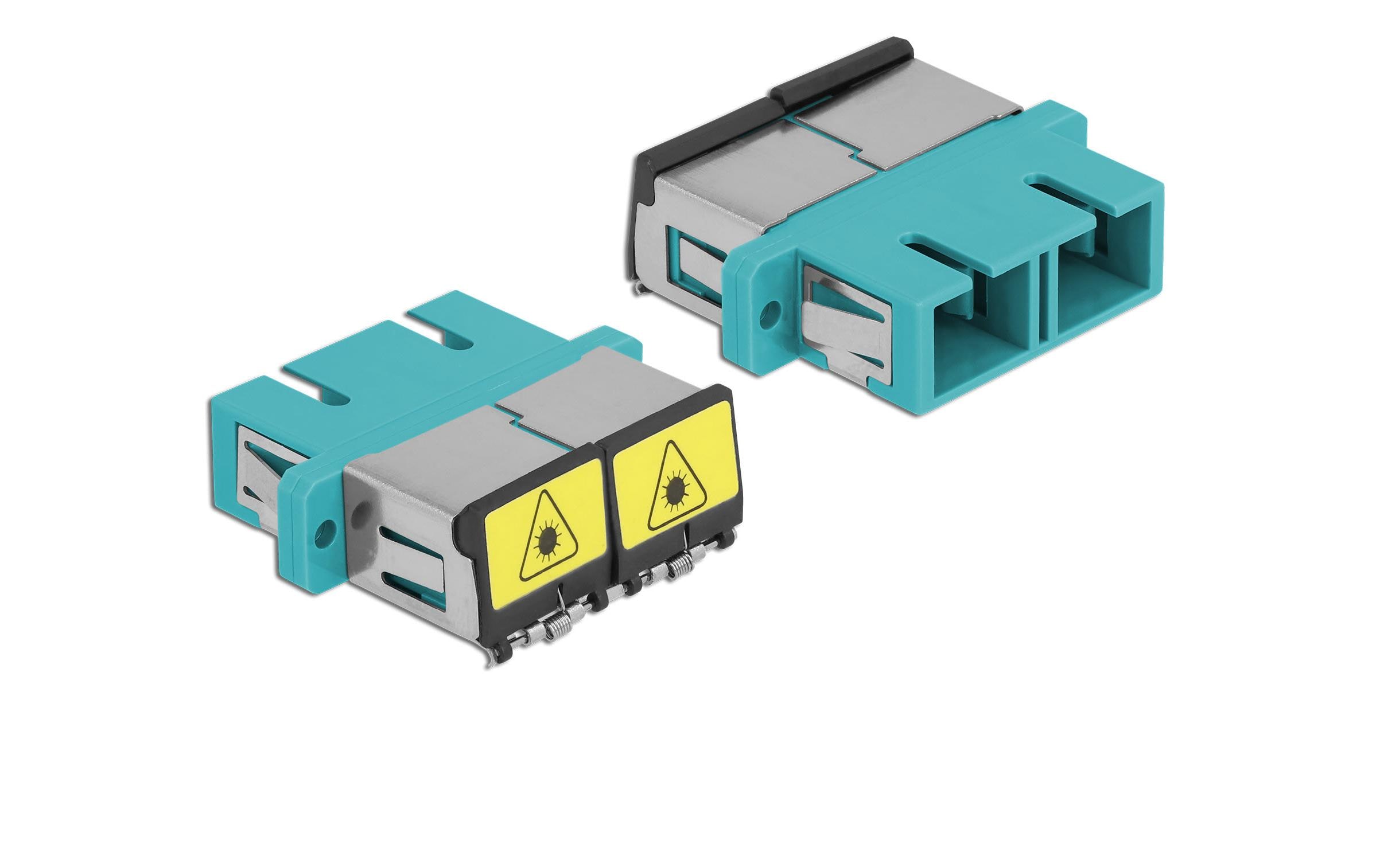 Delock LWL-Kupplung SC – SC Duplex Multimode OM3 1 Stück