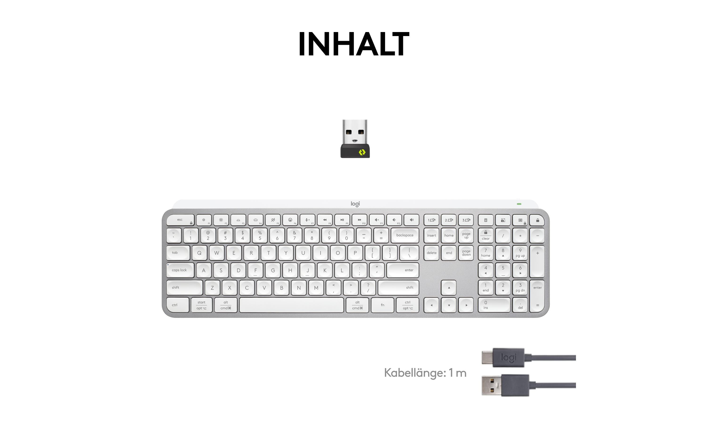 Logitech Tastatur MX Keys S CH-Layout