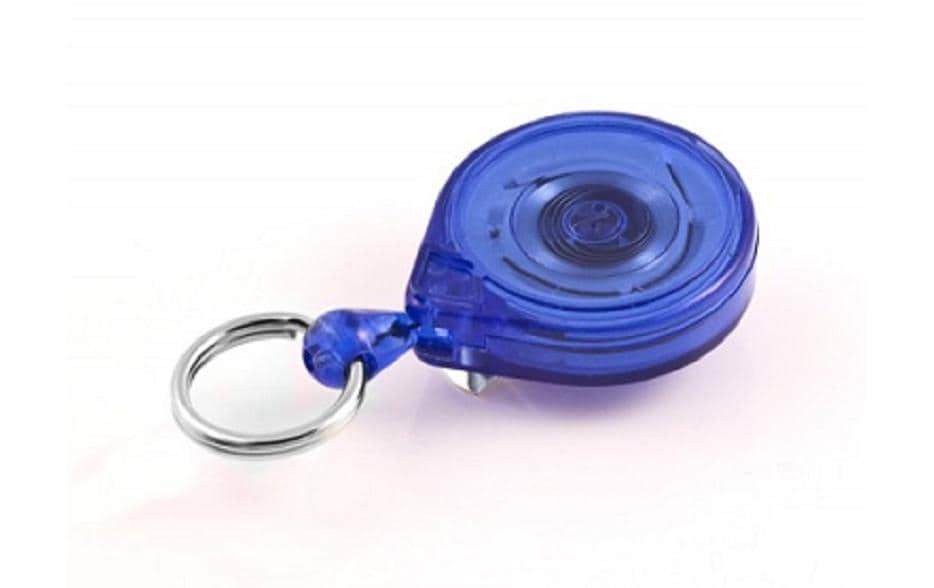 KEY-BAK Ausweishalter KB Mini-Bak 90 cm, mit Clip, Blau