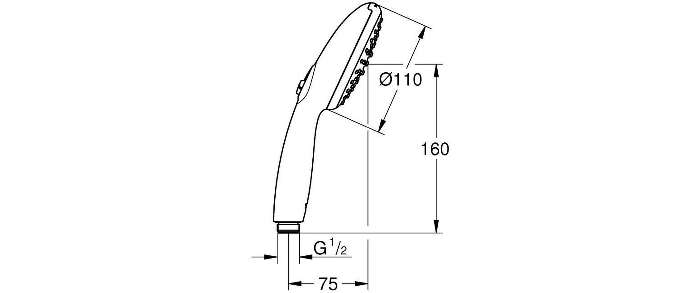 GROHE Handbrause Vitalio Start 110