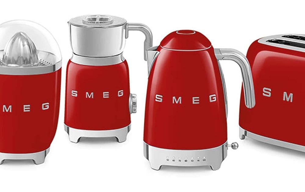 SMEG Wasserkocher 50's Style KLF04RDEU 1.7 l, Rot