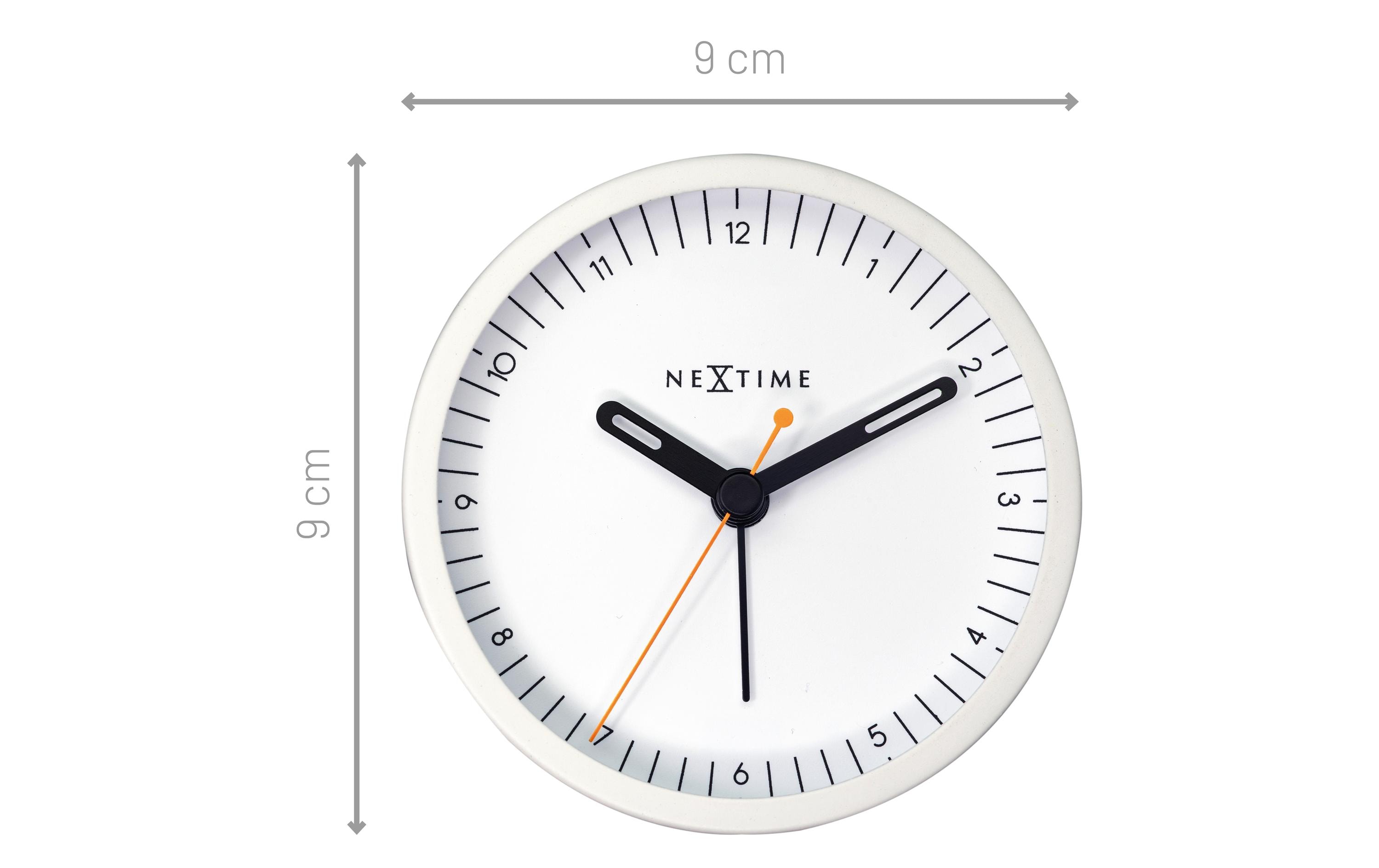 NeXtime Klassischer Wecker Small Weiss