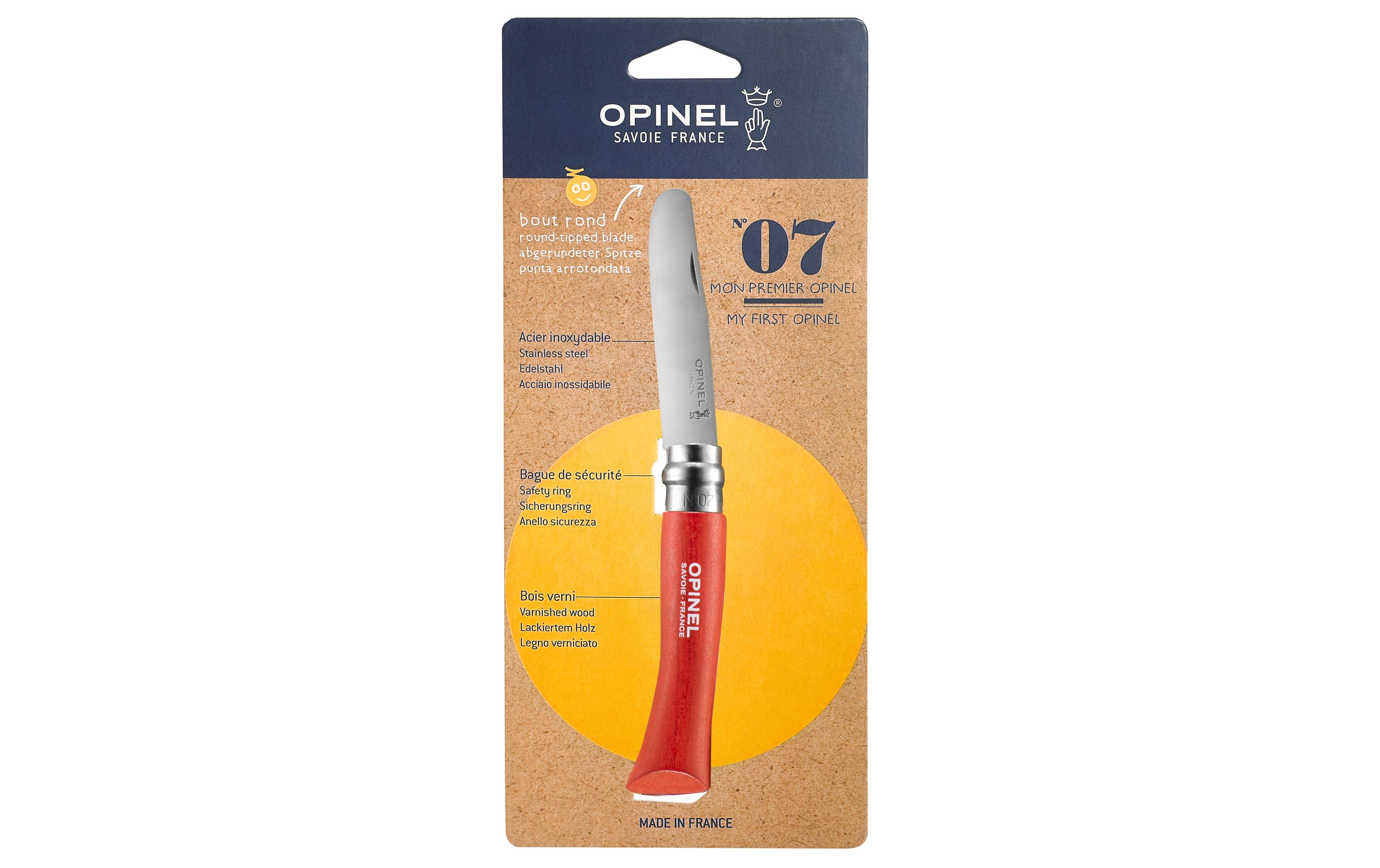 opinel Kindermesser N°07 Mon Premier Rot