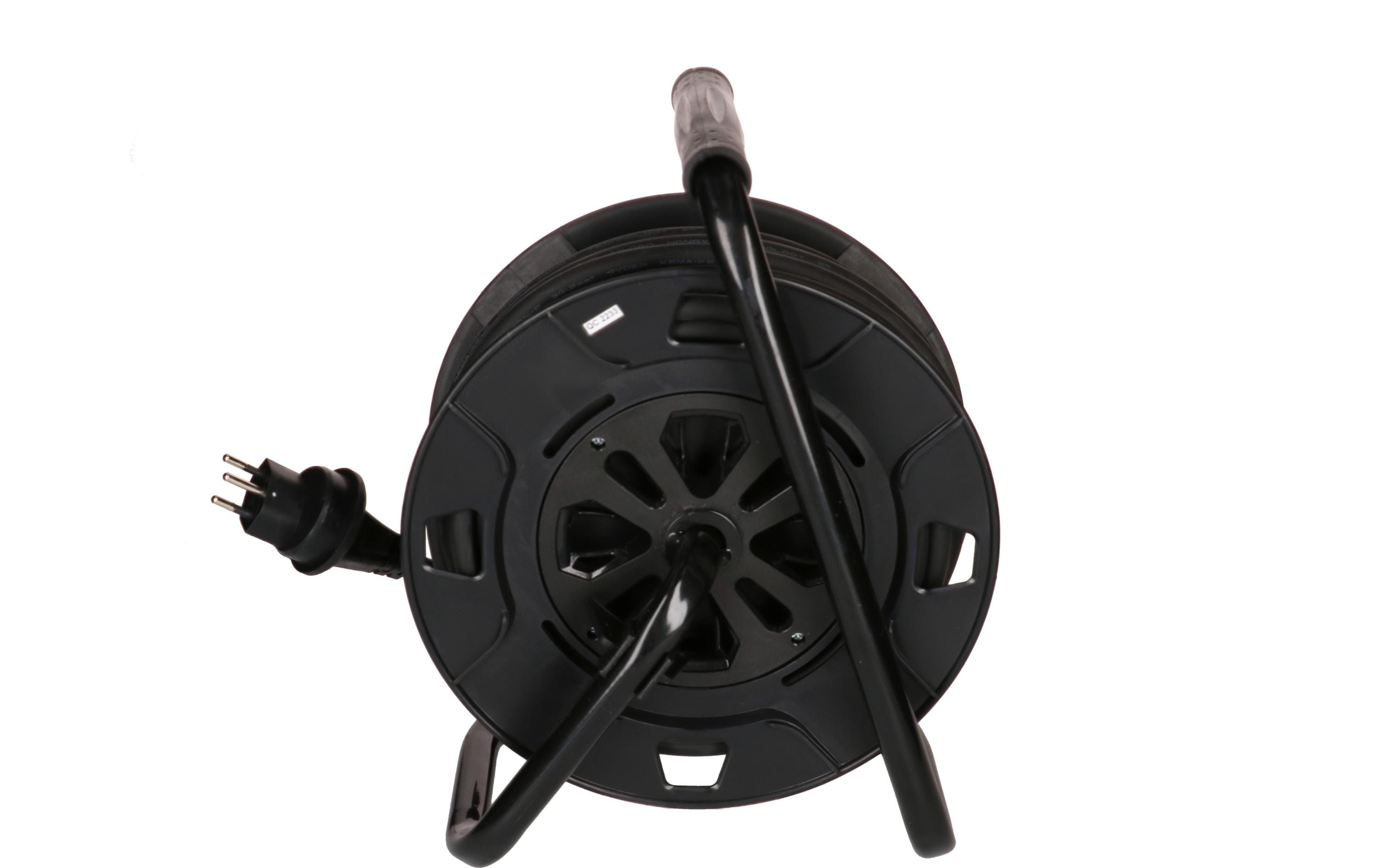 Max Hauri Kabelrolle maxREEL 20 m, 3x T13, IP55, Schwarz