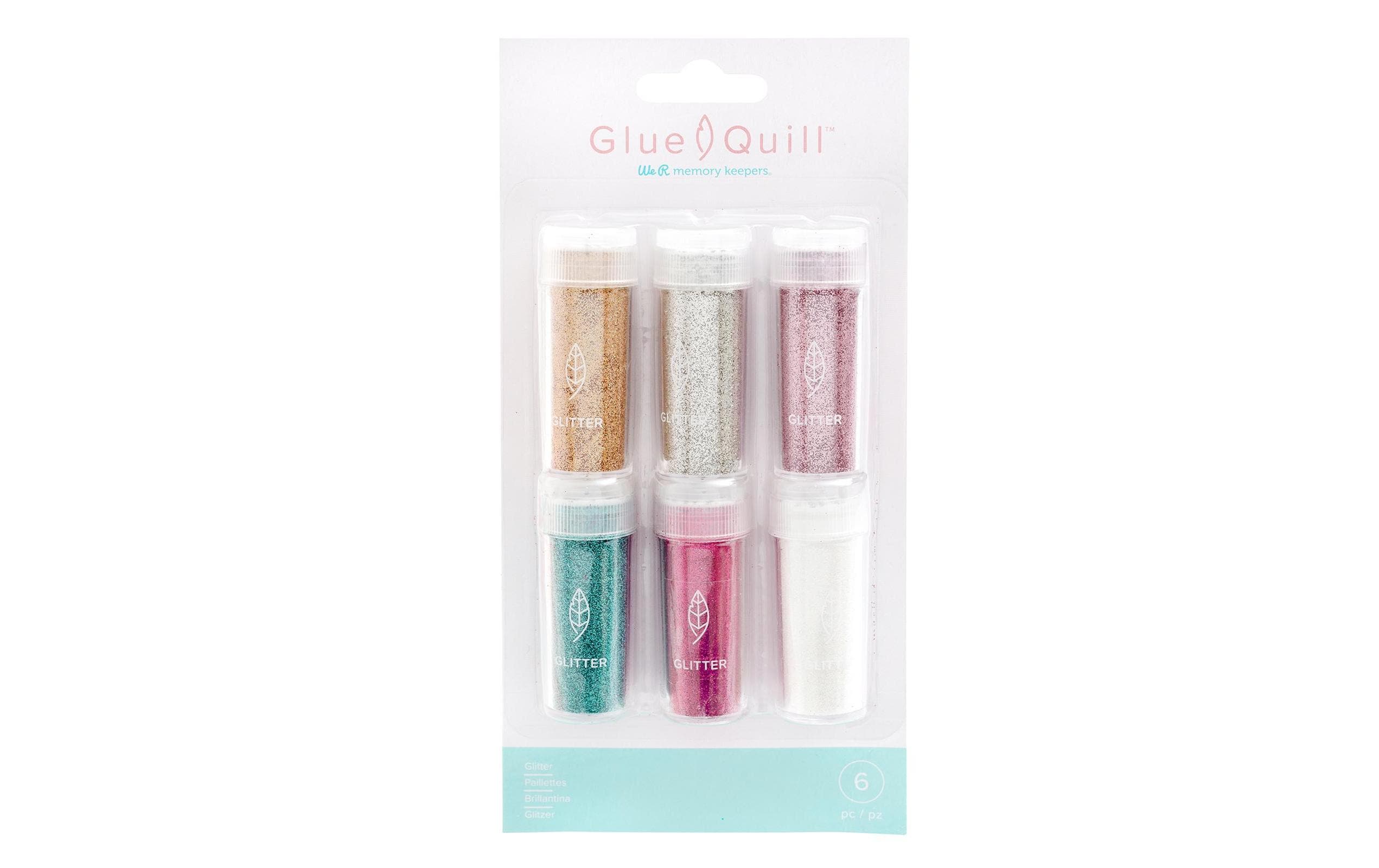 We R Memory Keepers Glitzerset Glue Quill 6 Farben