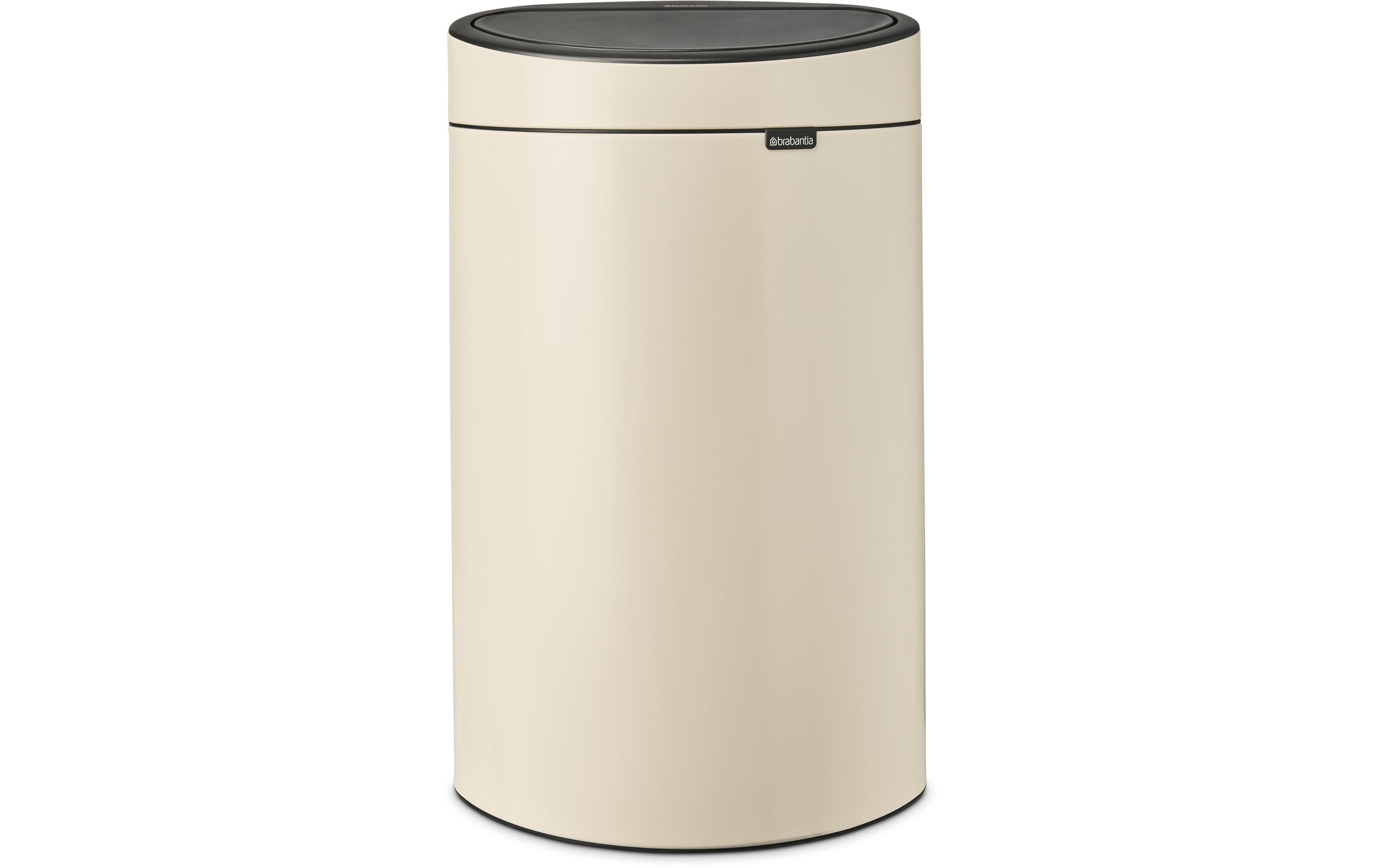 Brabantia Abfalleimer Touch Bin New 40 l, Soft Beige