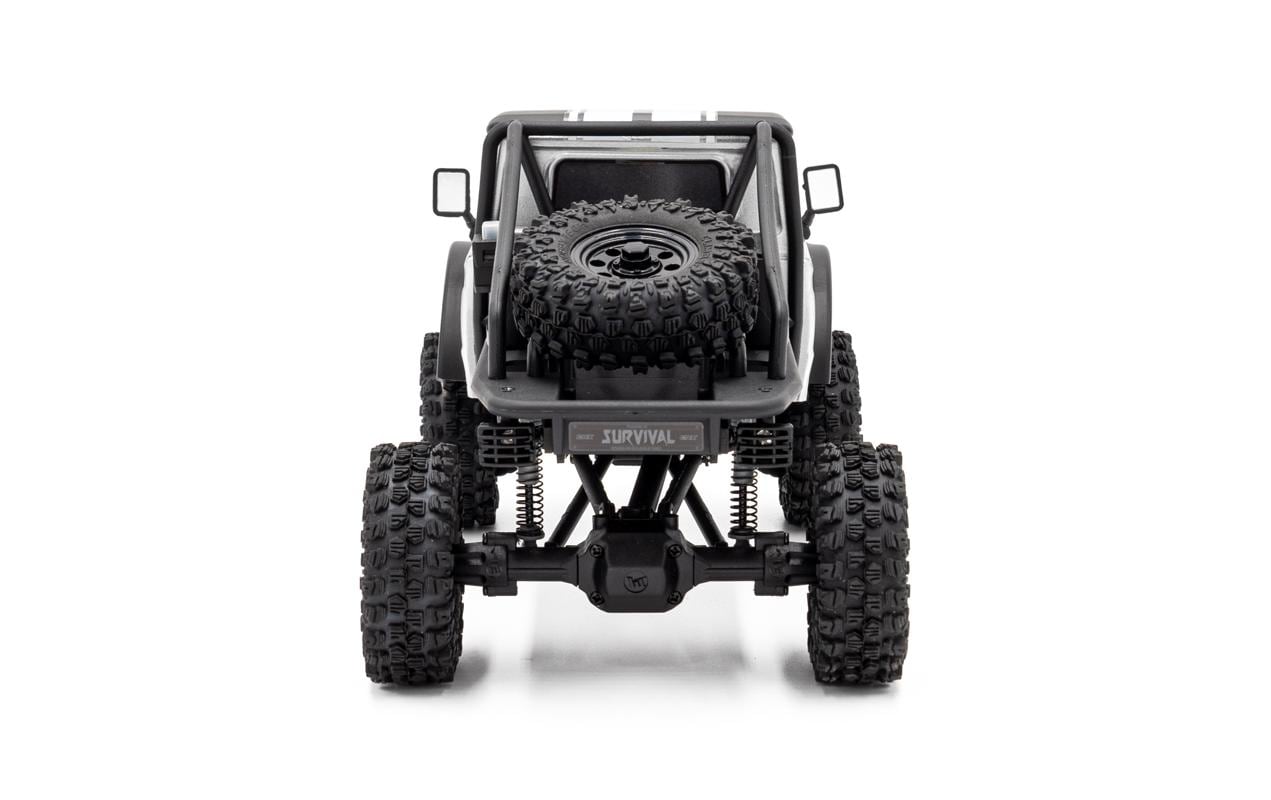 Hobbytech Scale Crawler CRX18 Flat Cage 4WD Silber, RTR, 1:18