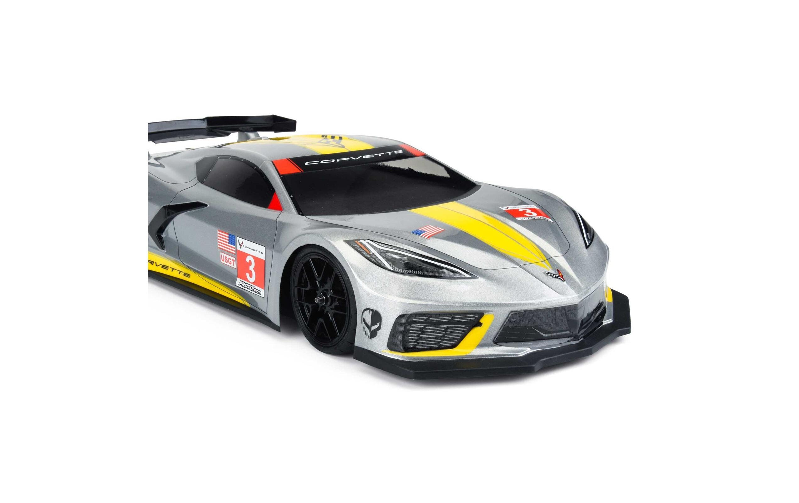 Proline Karosserie Chevrolet Corvette C8 unlackiert, 1:10