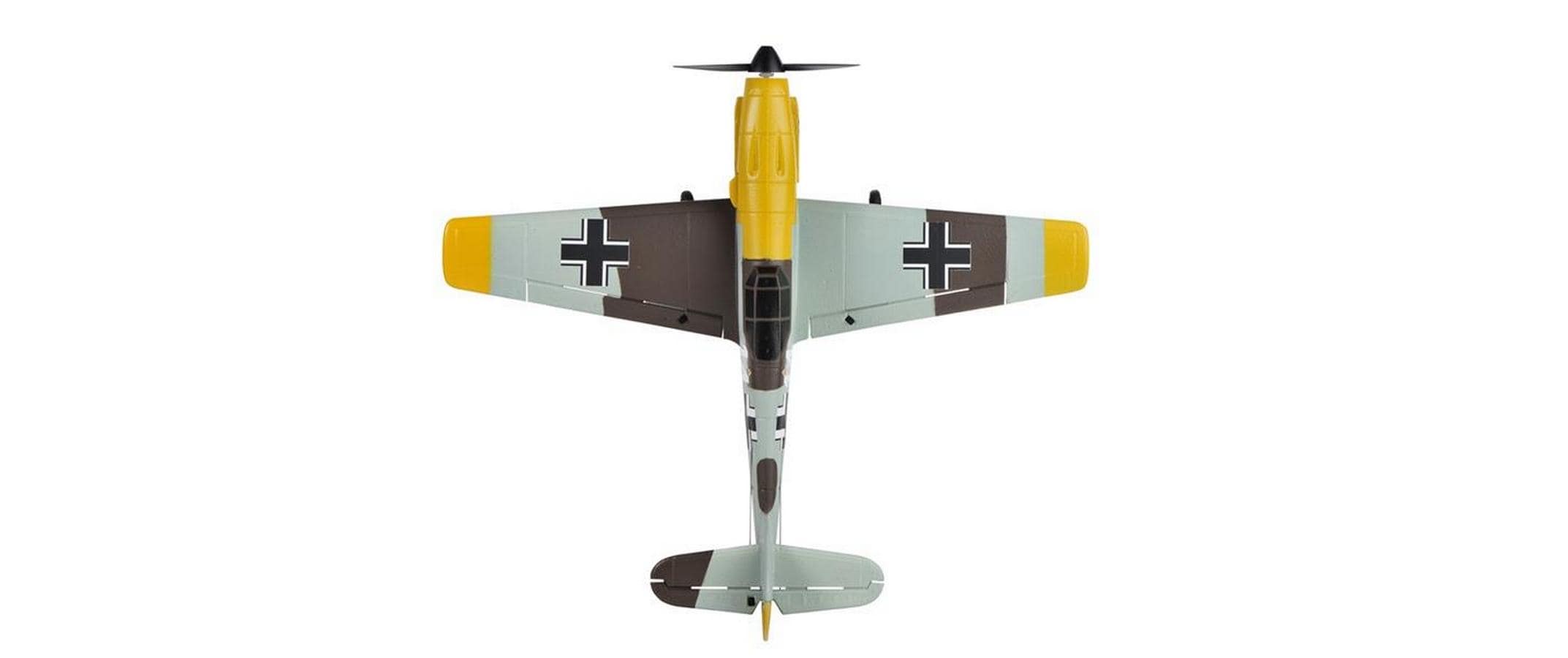 TOP-RC Warbird Mini BF-109 450 mm, Gelb, RTF