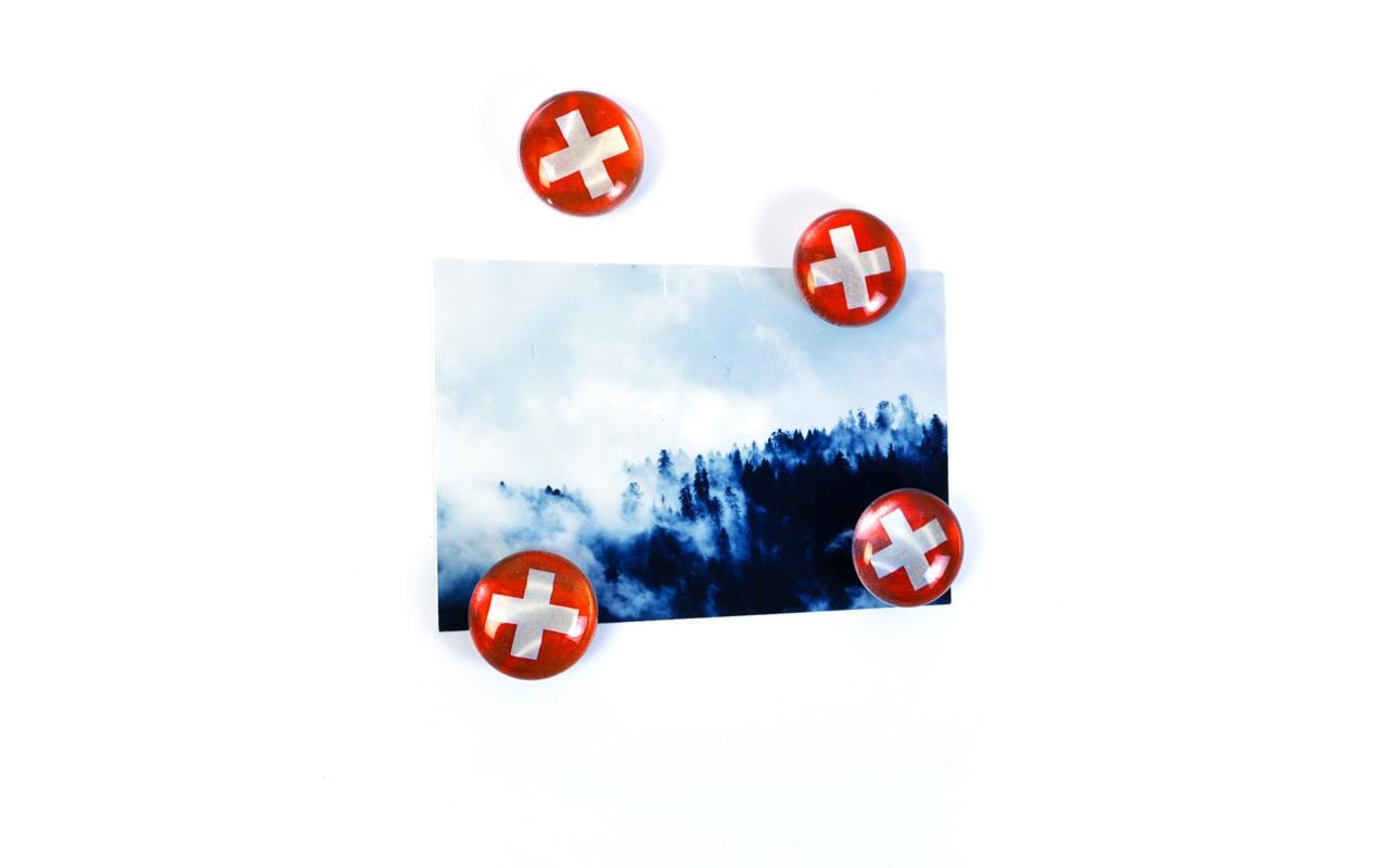 Trendform Haftmagnet EYE Swiss Kreuz 4er Set, Rot