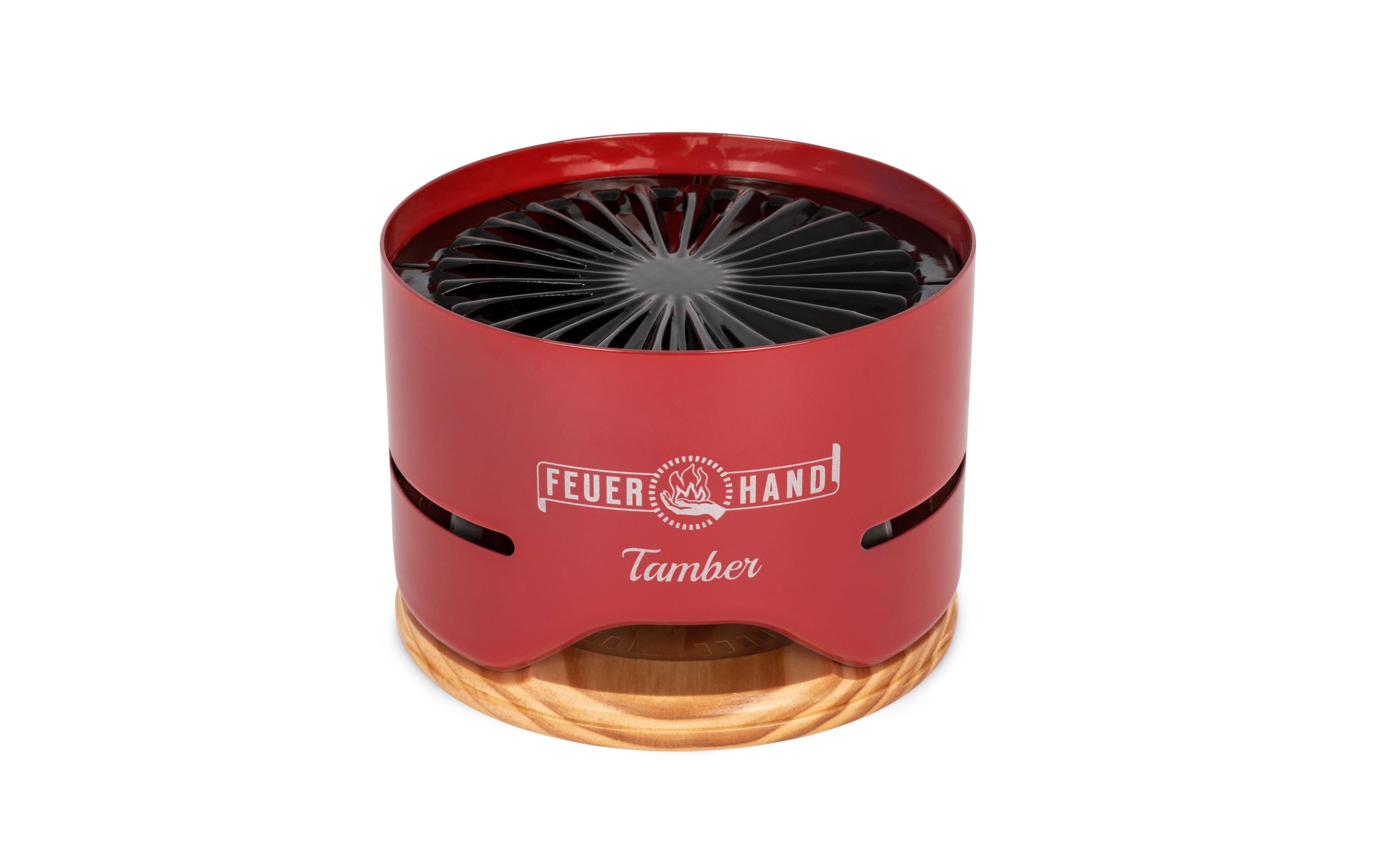 Feuerhand Tischgrill Tamber, Rubinrot