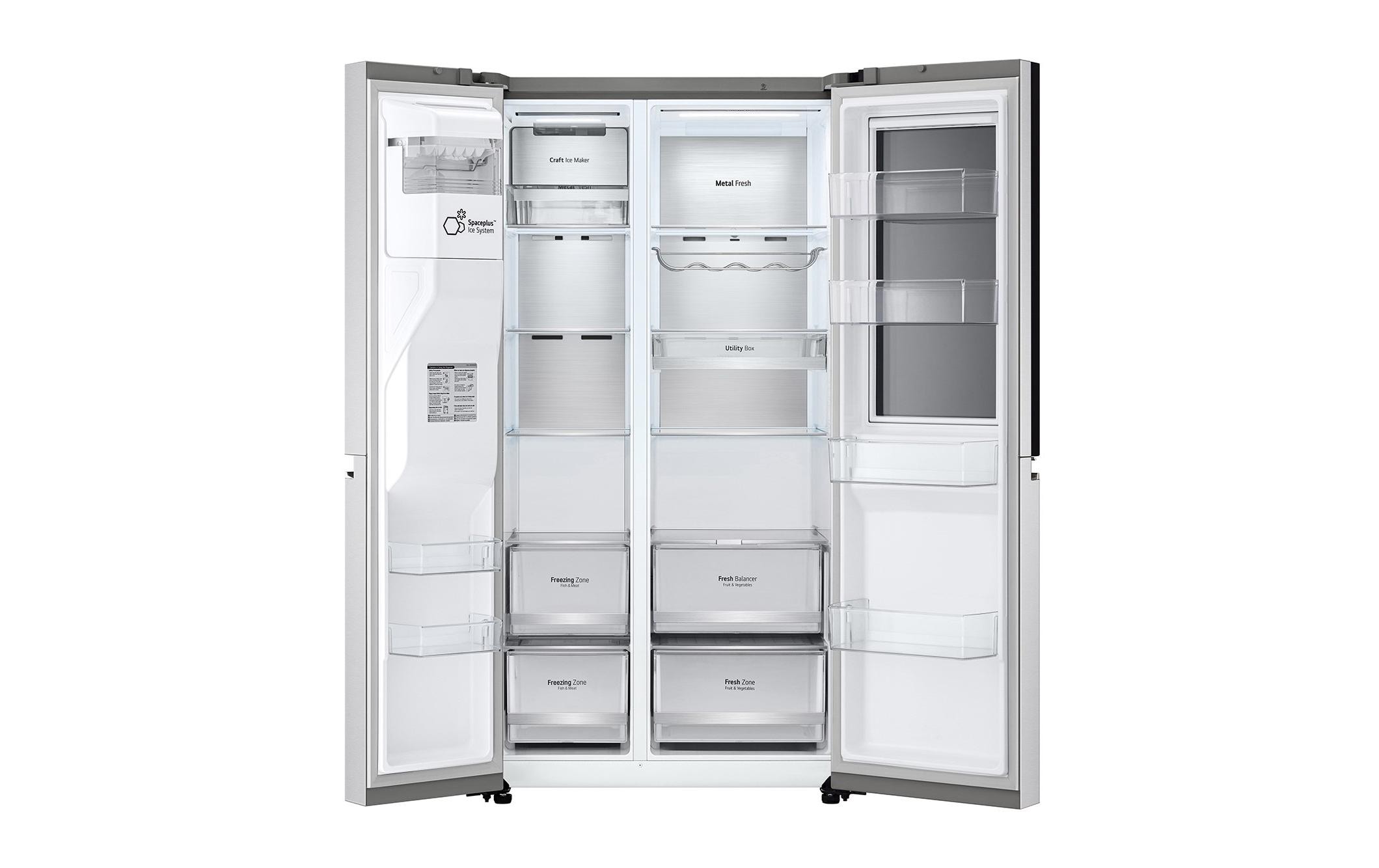 LG Foodcenter GSXV90BSDE Brushed Steel