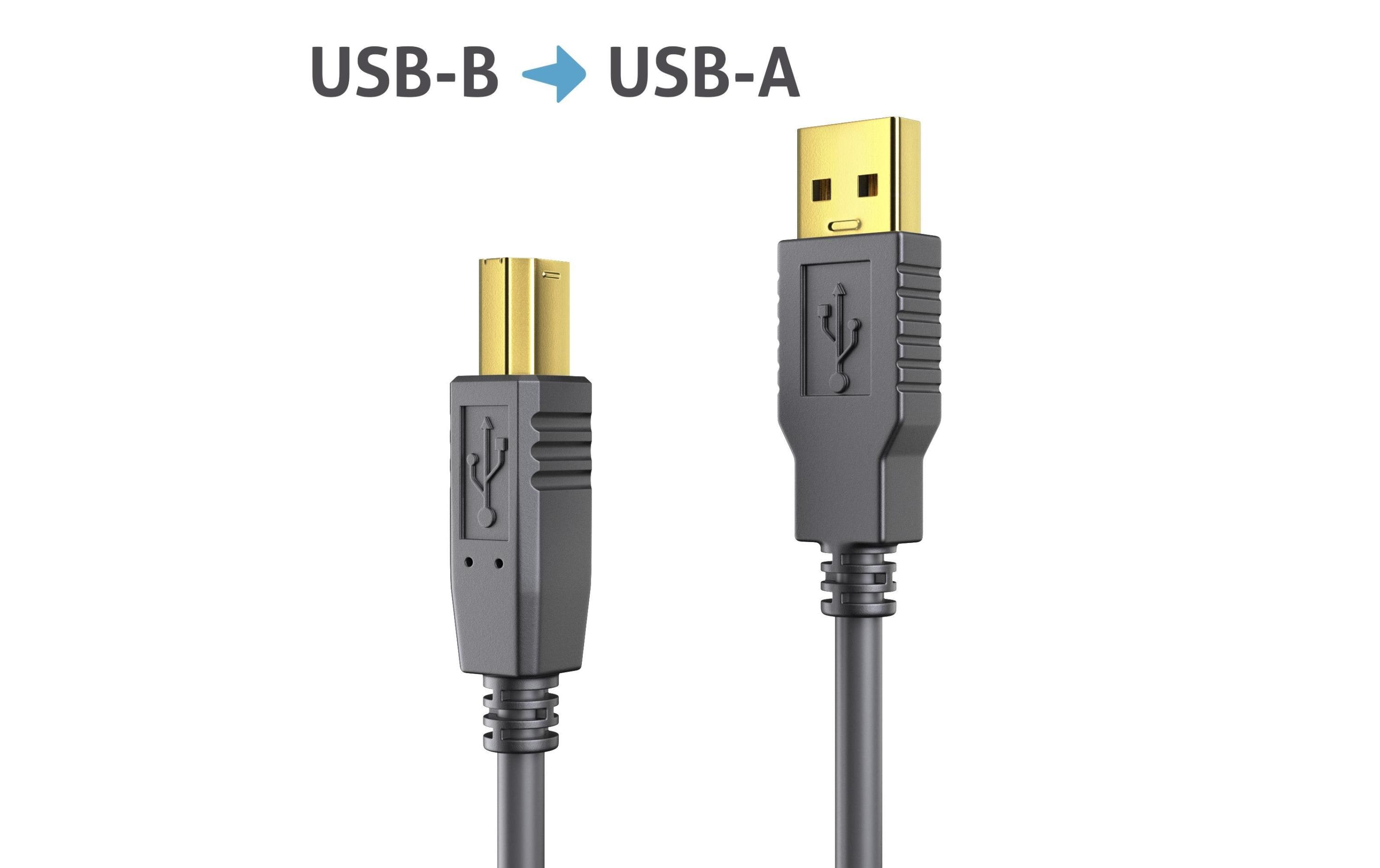 PureLink USB 2.0-Kabel USB A - USB B 15 m