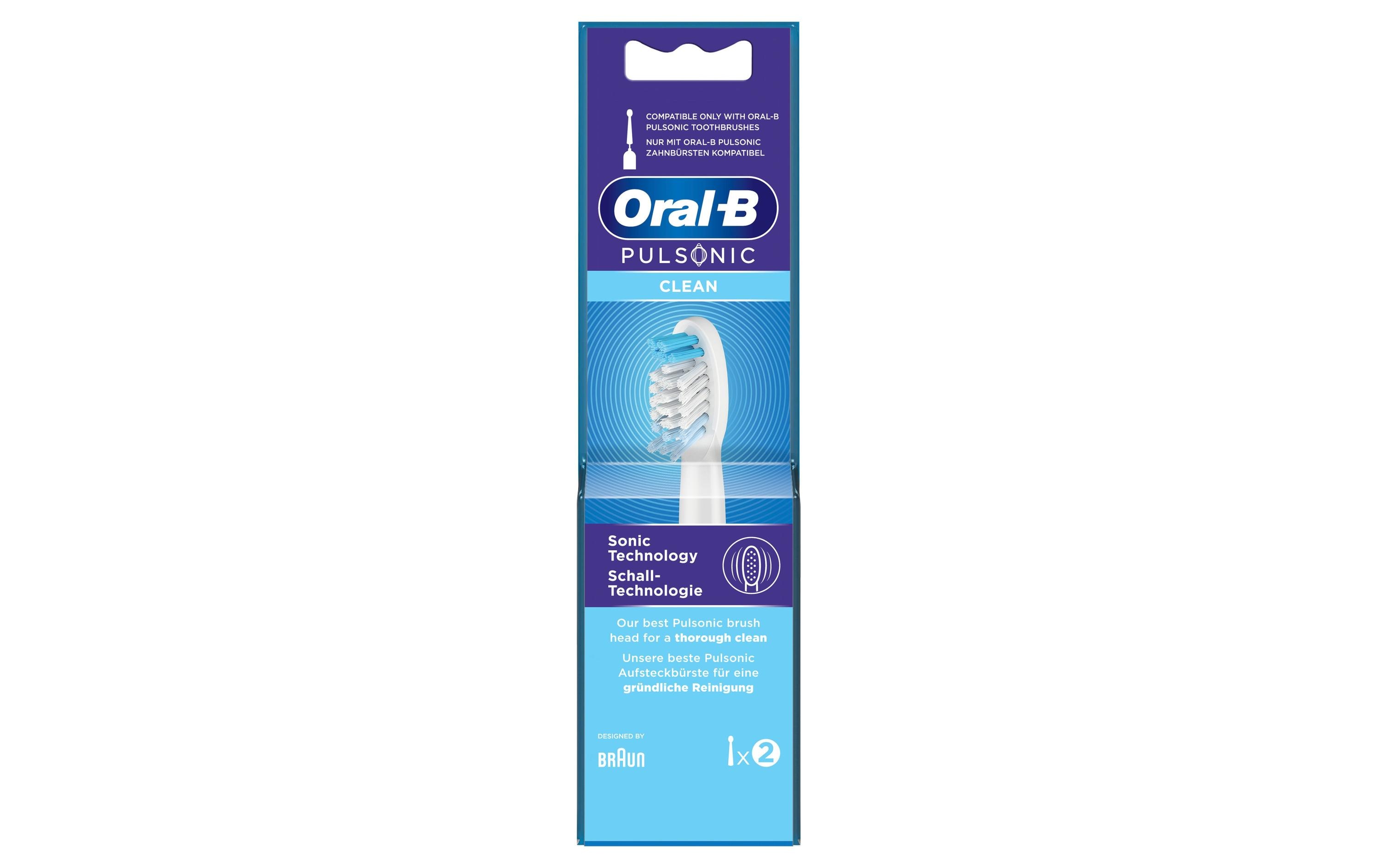 Oral-B Zahnbürstenkopf Pulsonic Clean 2 Stück