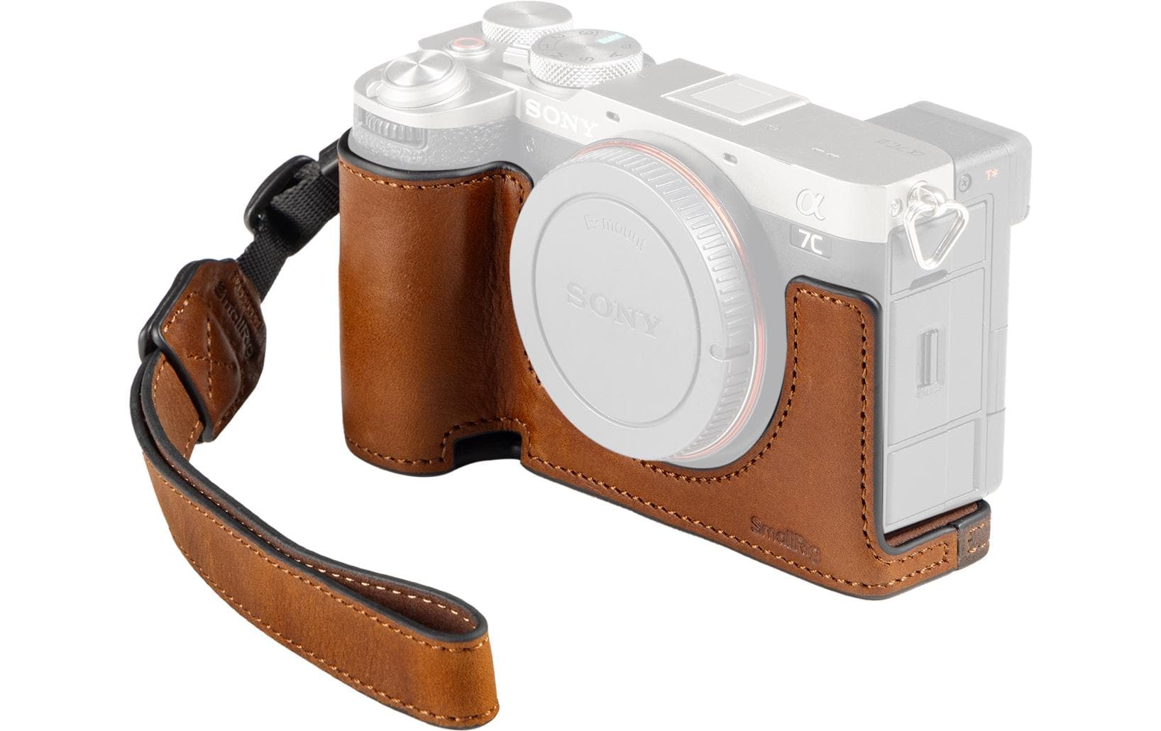 Smallrig Ledertaschen-Set für Sony Alpha 7C II / Alpha 7CR