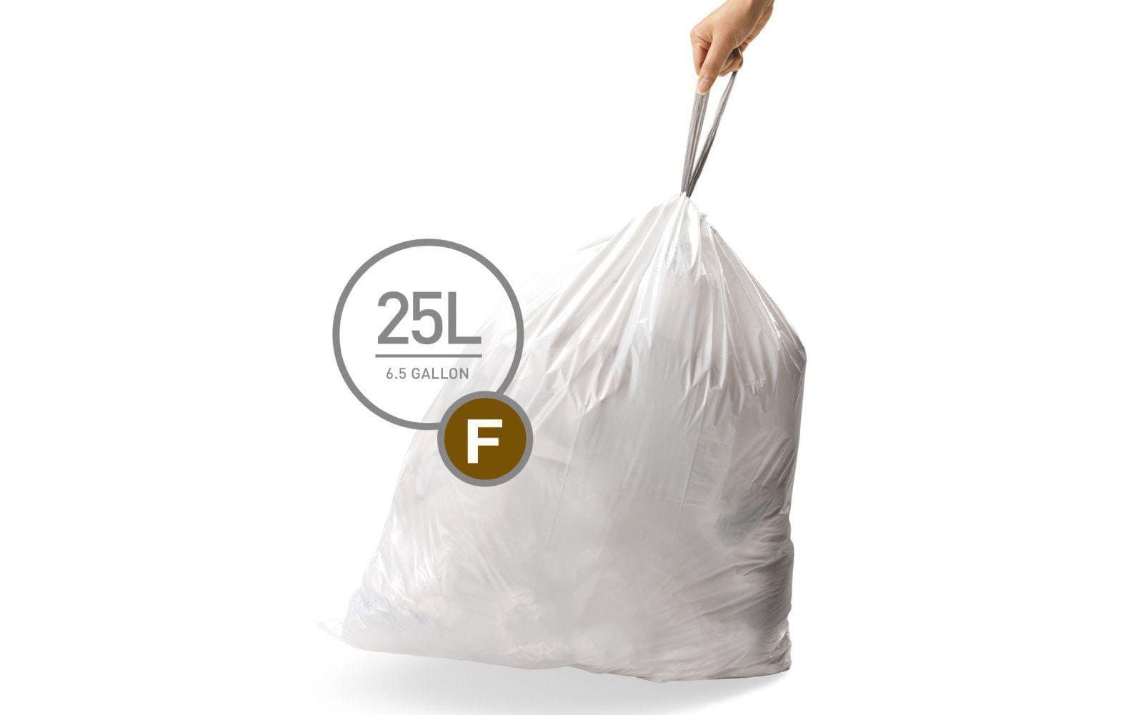Simplehuman Müllbeutel F 25 l, 20 Stück