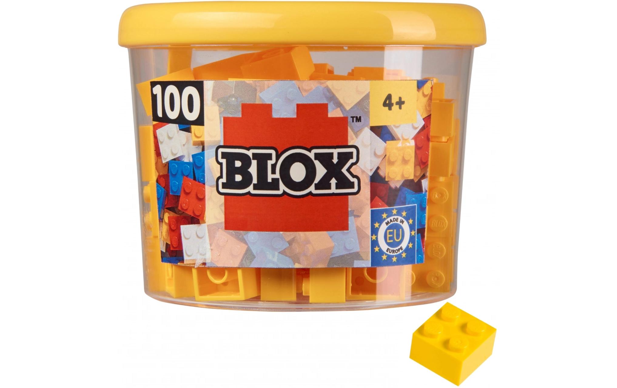 BLOX Bausteine 100 gelbe 4er Steine