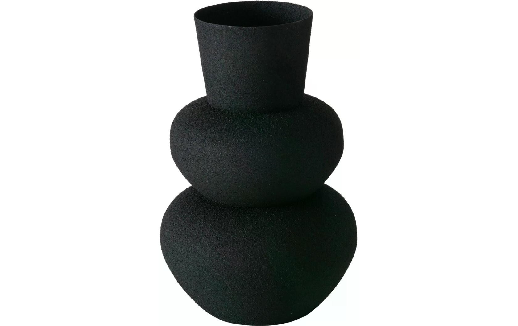 Boltze Vase Maynar 2 Stück, 17 cm, Schwarz