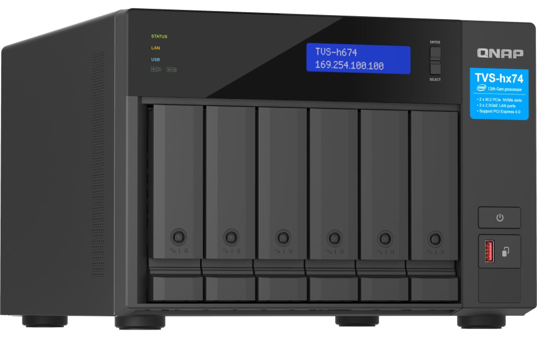 QNAP NAS TVS-h674-i5-32G 6-bay