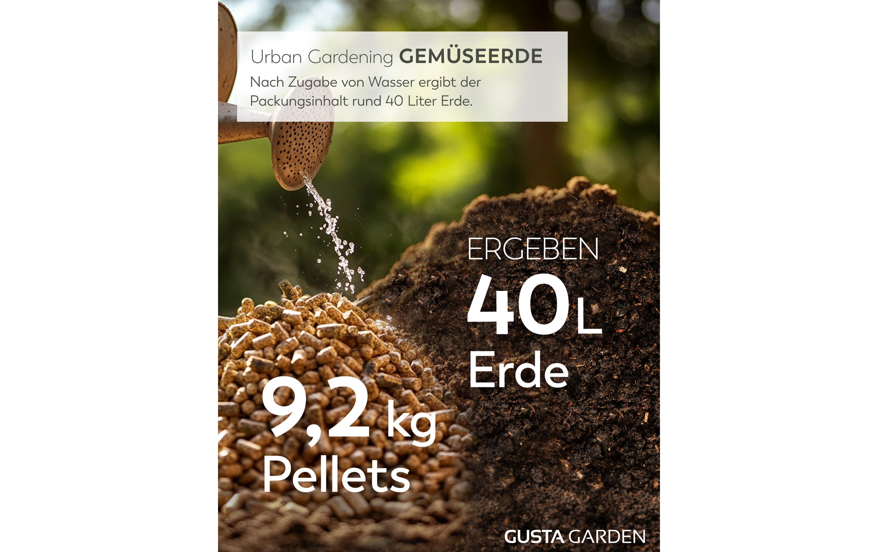 Gusta Garden Pelletierte Quellerde 9.2 kg