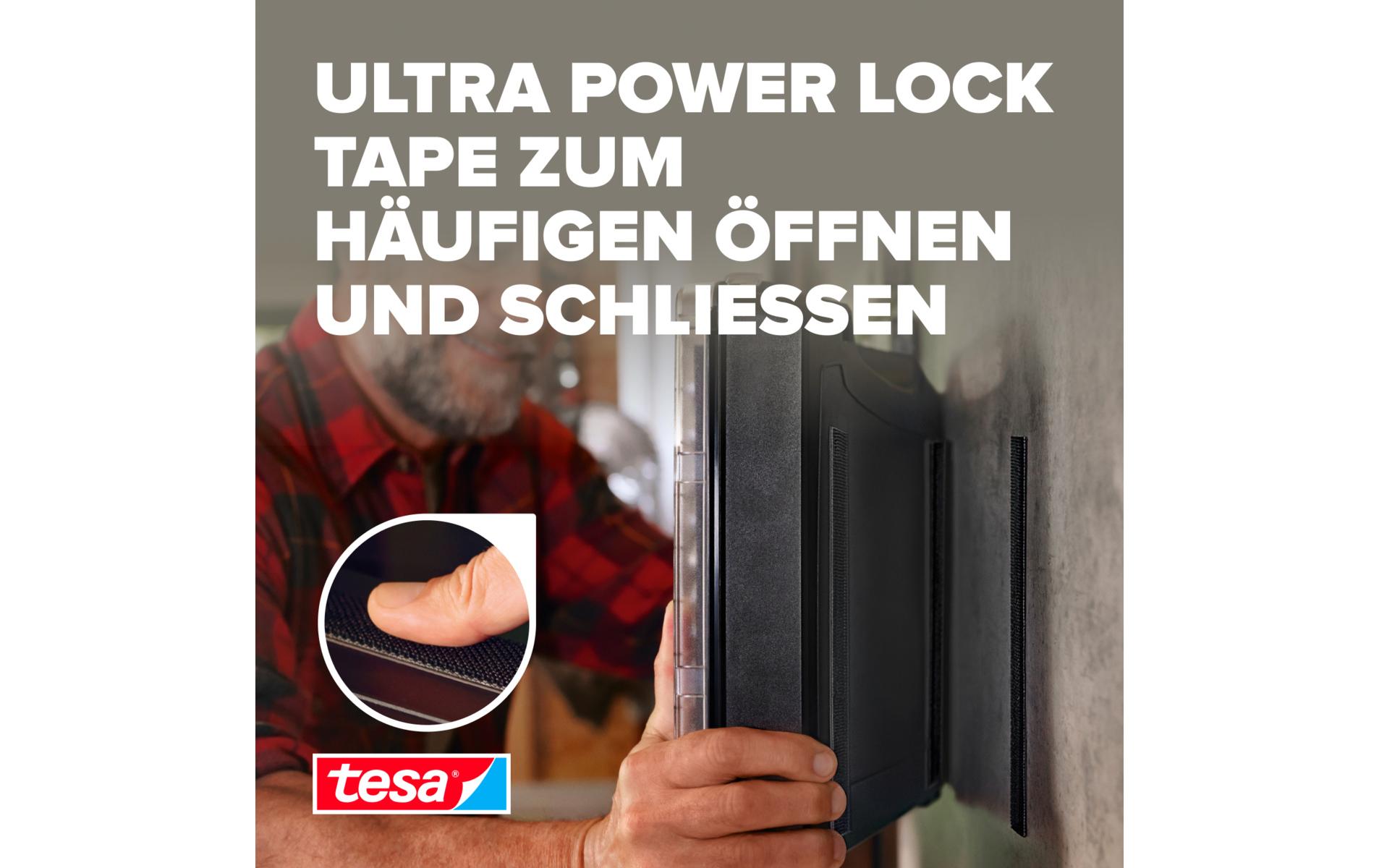 tesa Ultra Power Lock Strips 2 Paar 2 kg, 50 x 25 mm