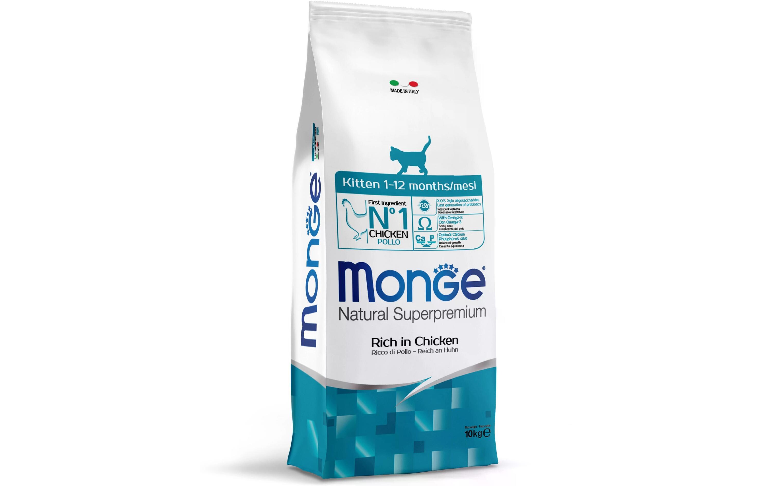 Monge Trockenfutter Katze Kitten Huhn 10 kg