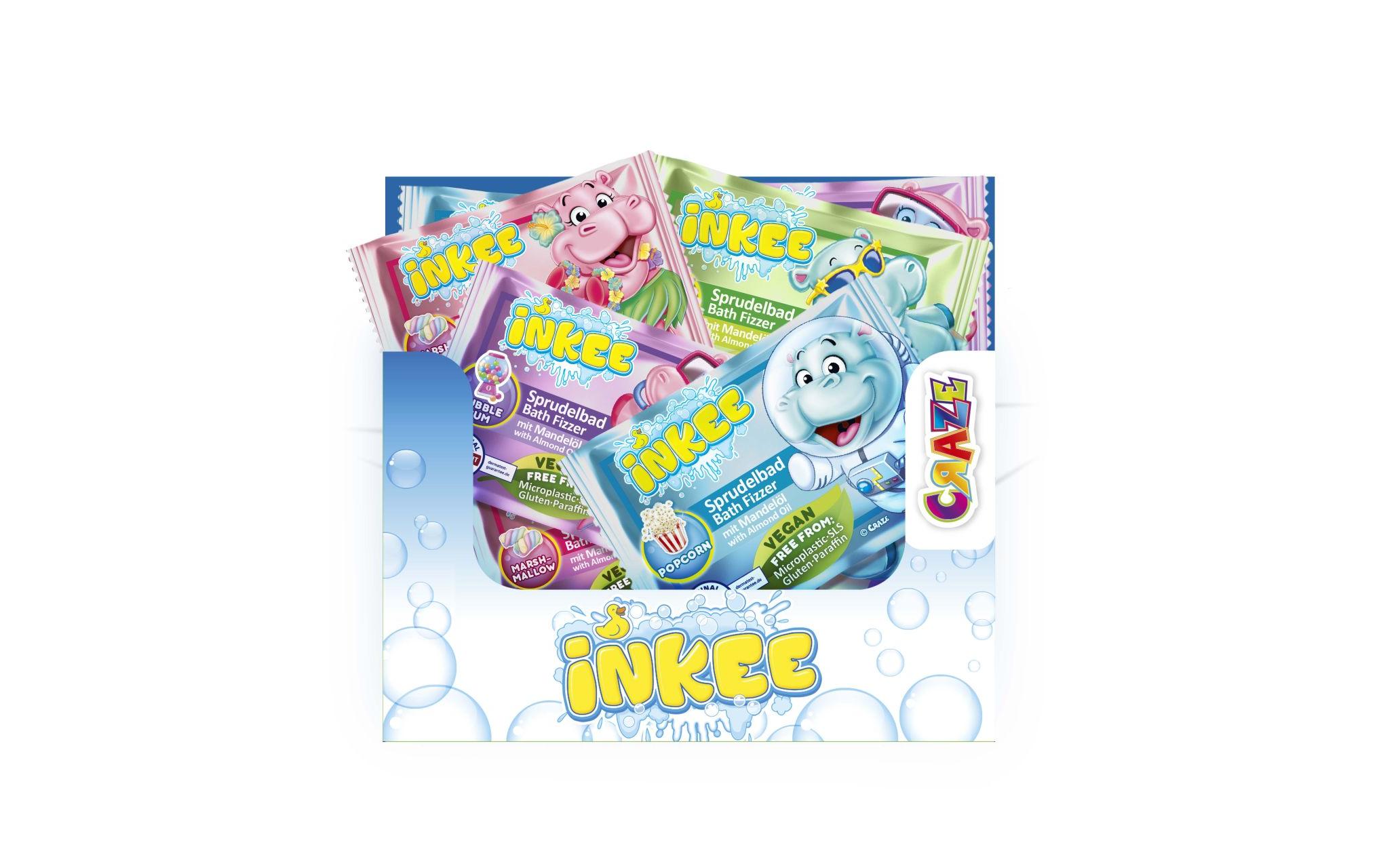 Craze Inkee Bath Fizzer Sprudelbad mit Mandelöl assortiert