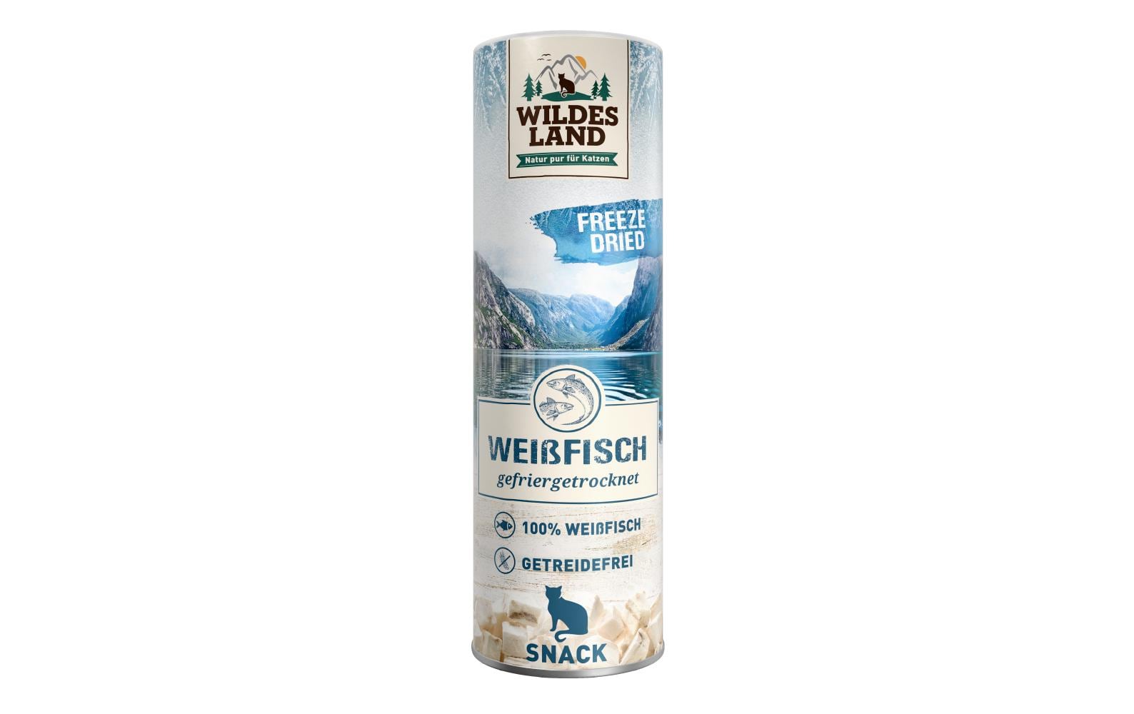 Wildes Land Katzen-Snack Weissfisch Freeze Dried 16 g