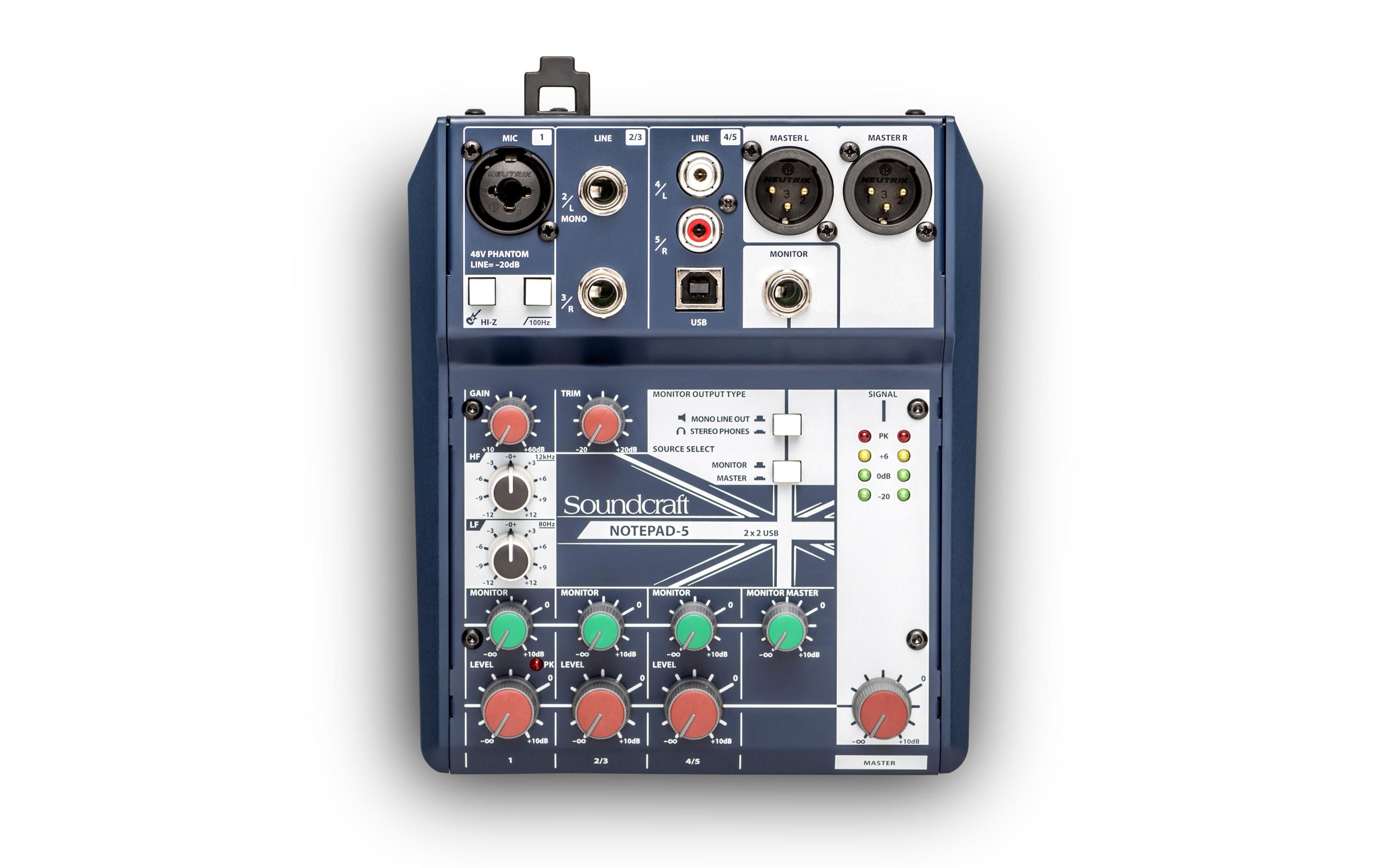 Soundcraft Mischpult Notepad-5