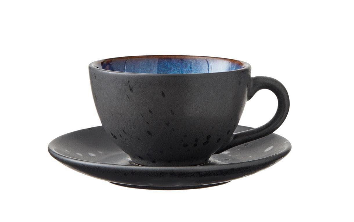 Bitz Kaffeetasse 240 ml, 4 Stück, Schwarz/Mehrfarbig